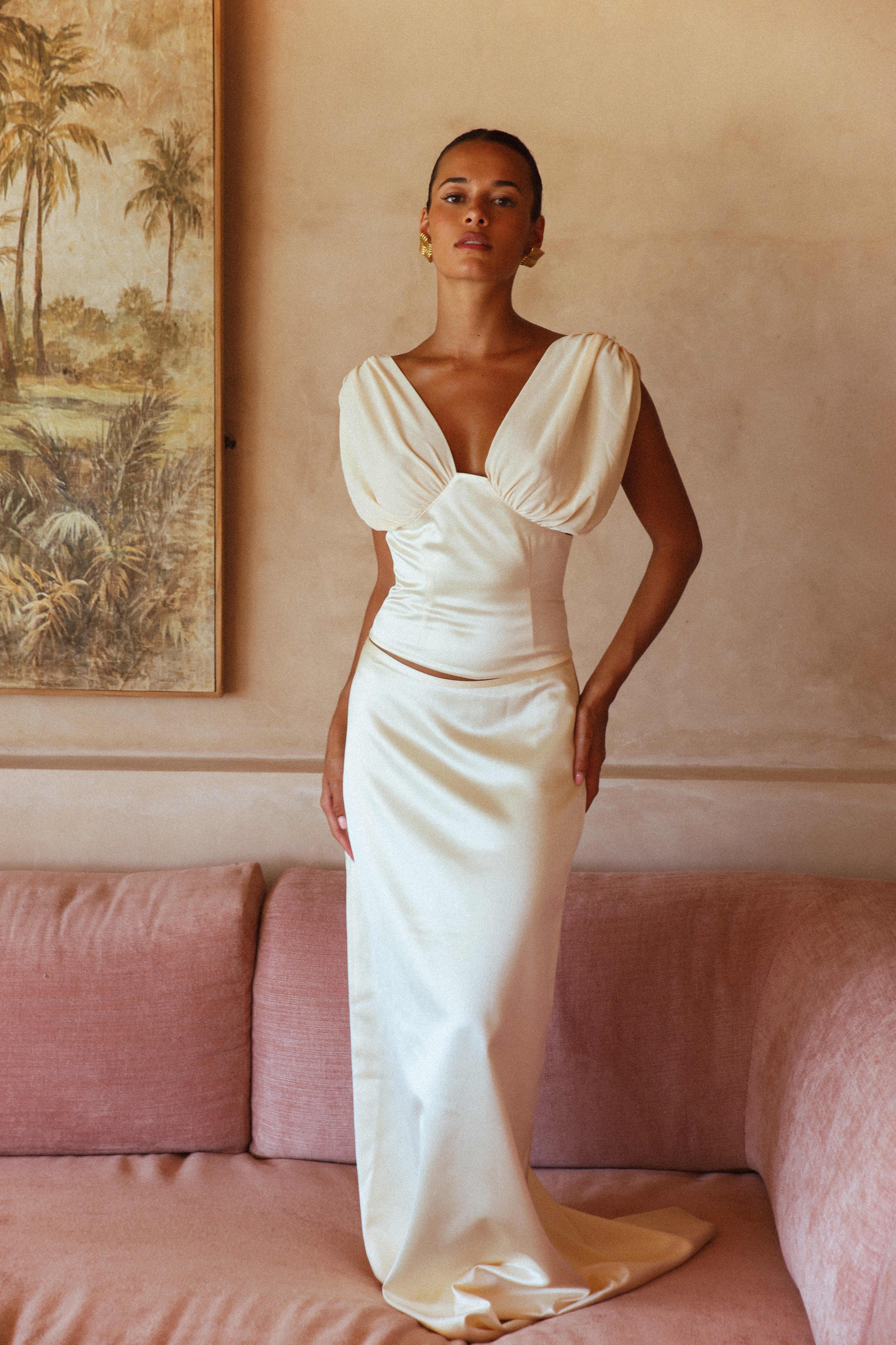 KAIA GOWN | CHAMPAGNE HNTR THE LABEL