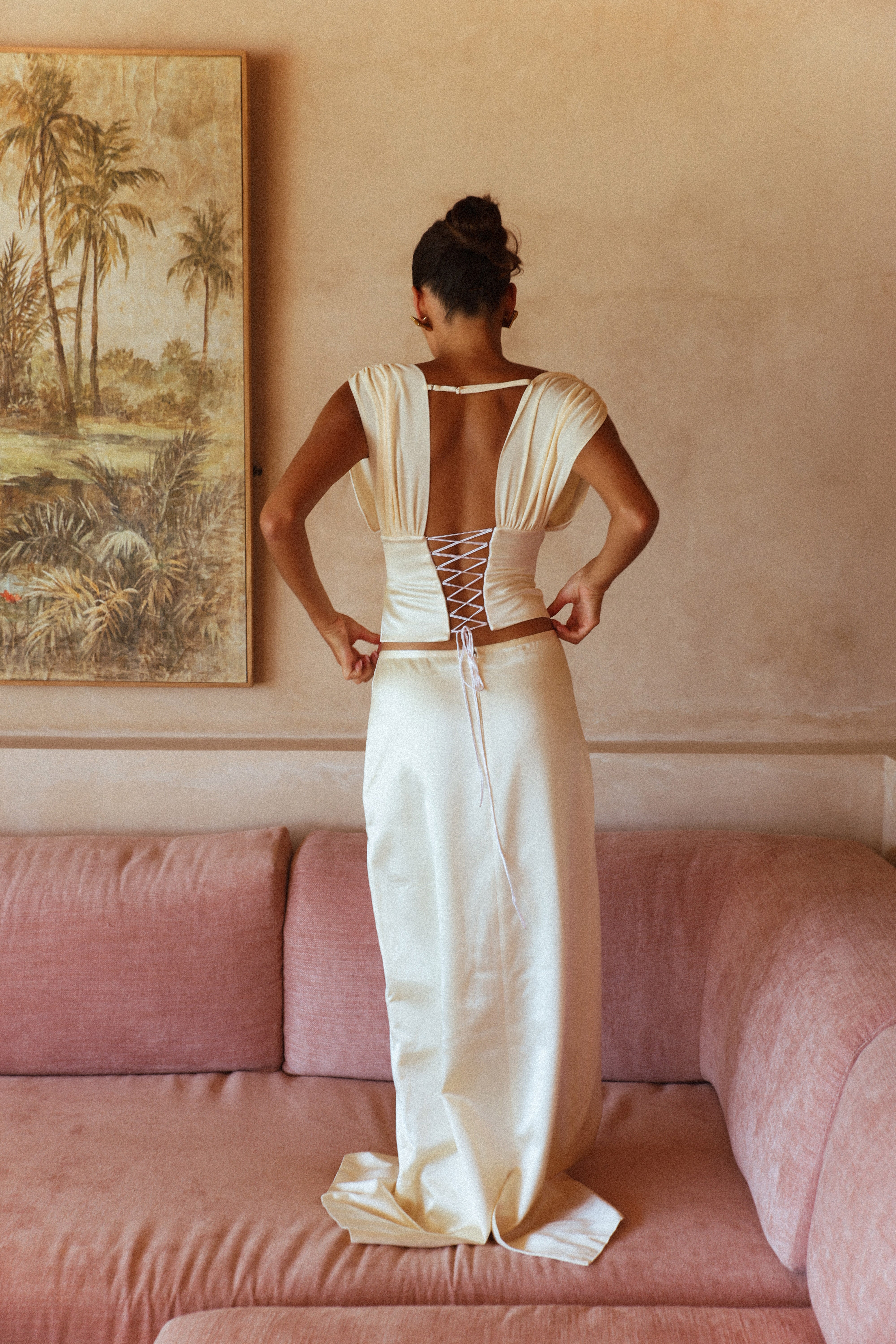 KAIA GOWN | CHAMPAGNE HNTR THE LABEL