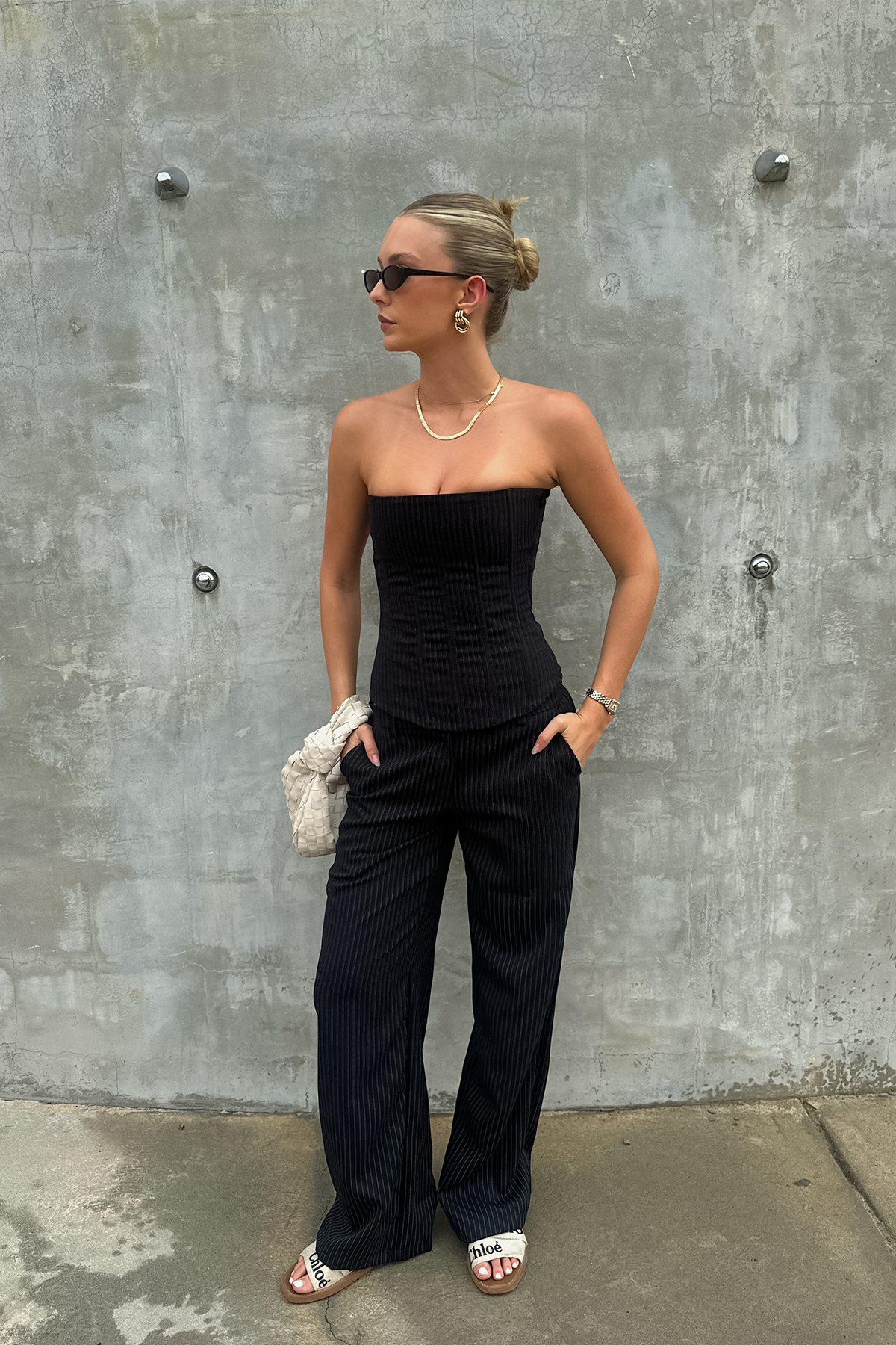 Ipanema pant | Pinstripe