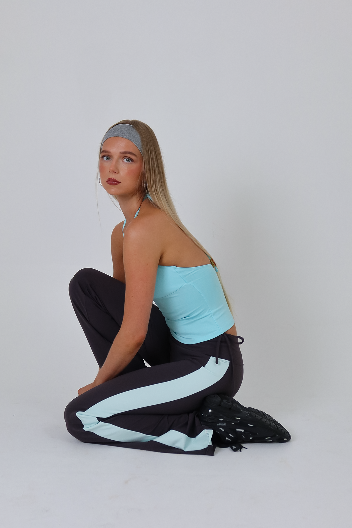 HALTER TANK | AQUA HNTR THE LABEL