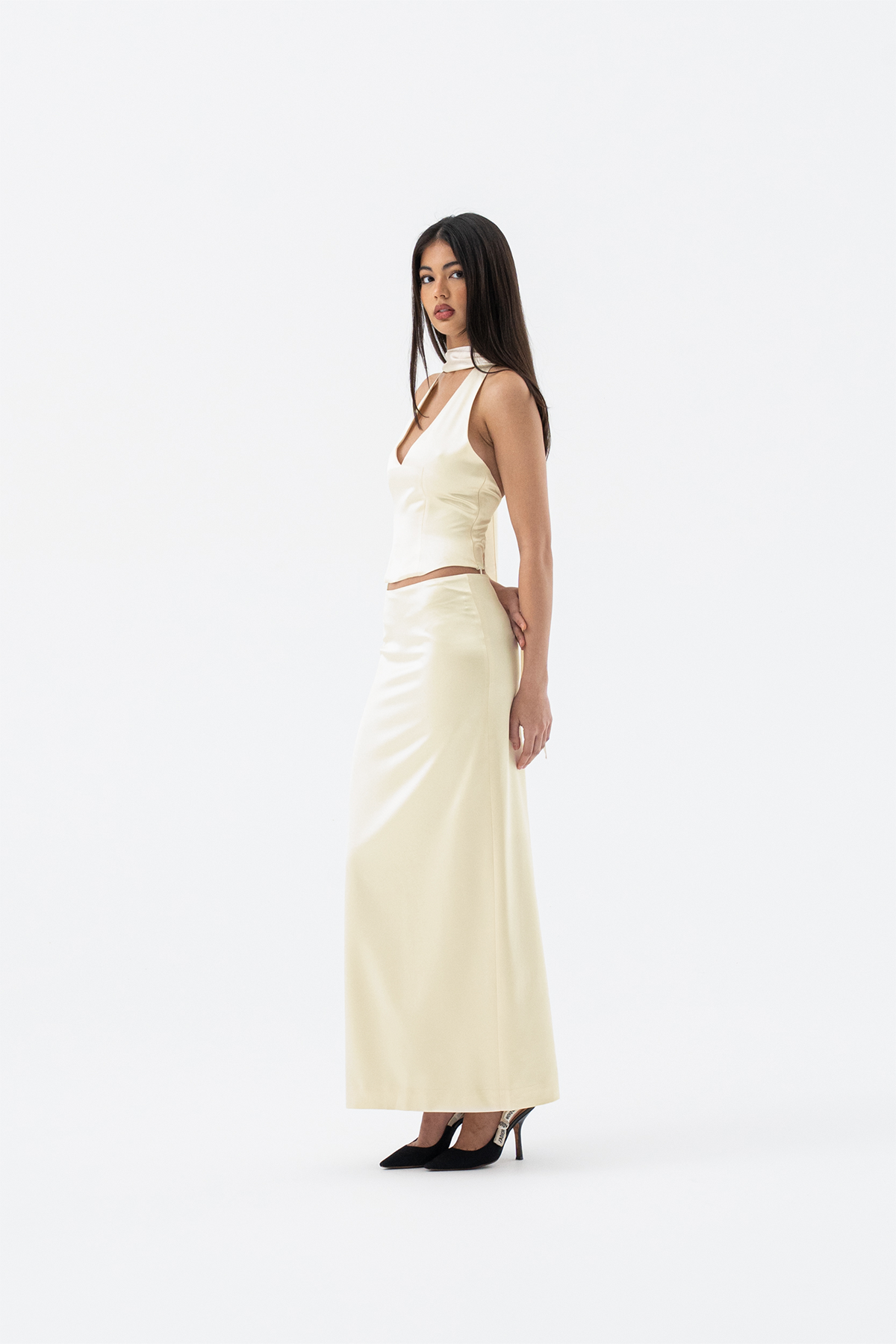 KENDAL GOWN | CHAMPAGNE HNTR THE LABEL
