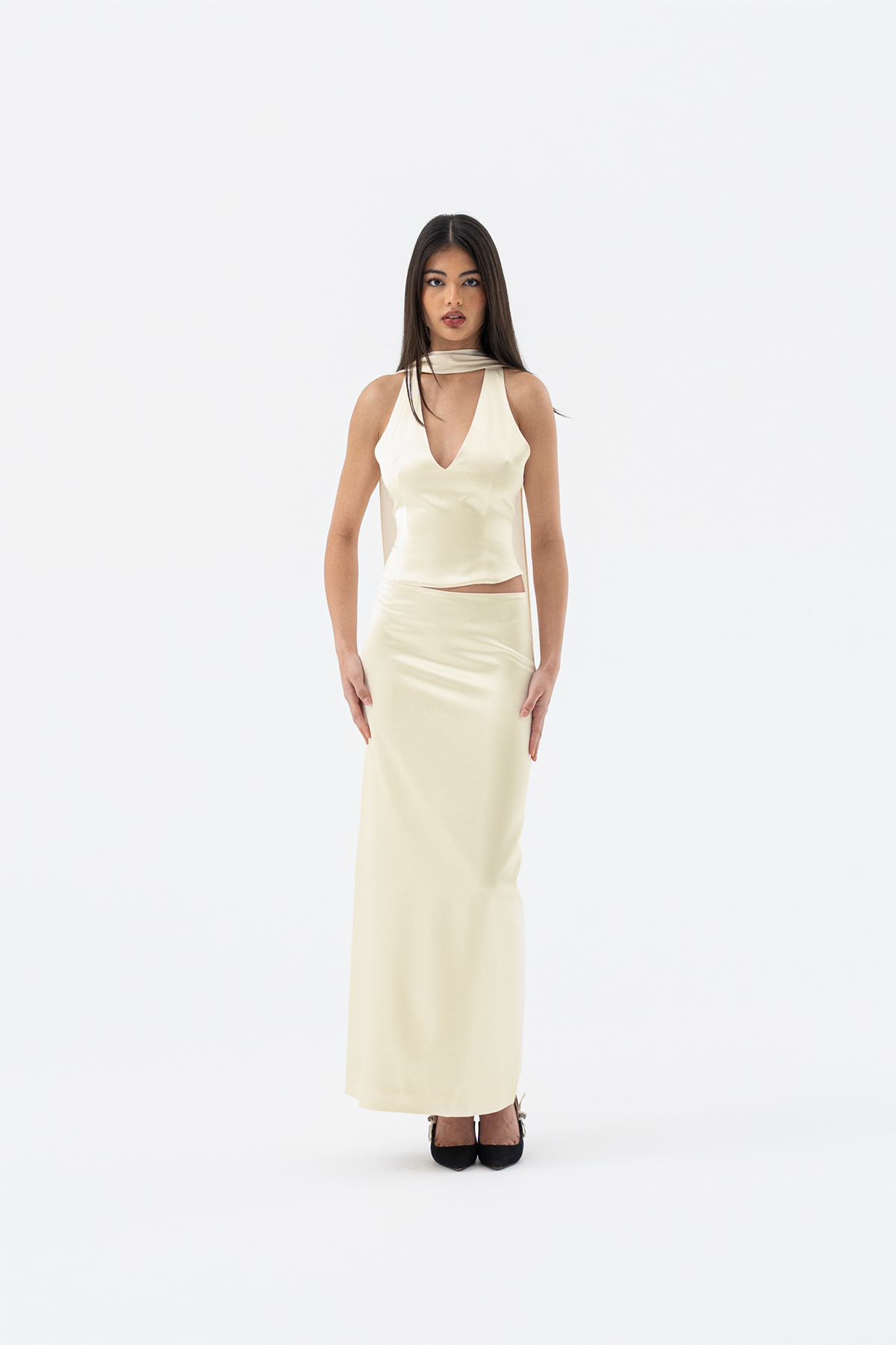 KENDAL GOWN | CHAMPAGNE HNTR THE LABEL