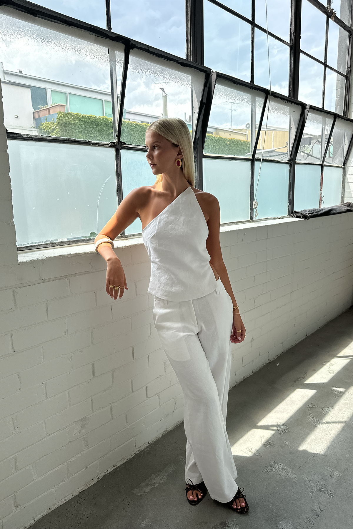 SAM TOP | White