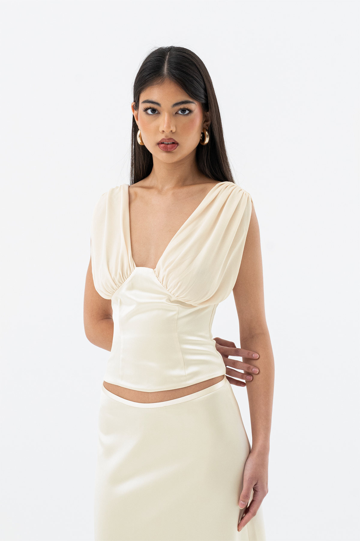 KAIA GOWN | CHAMPAGNE HNTR THE LABEL