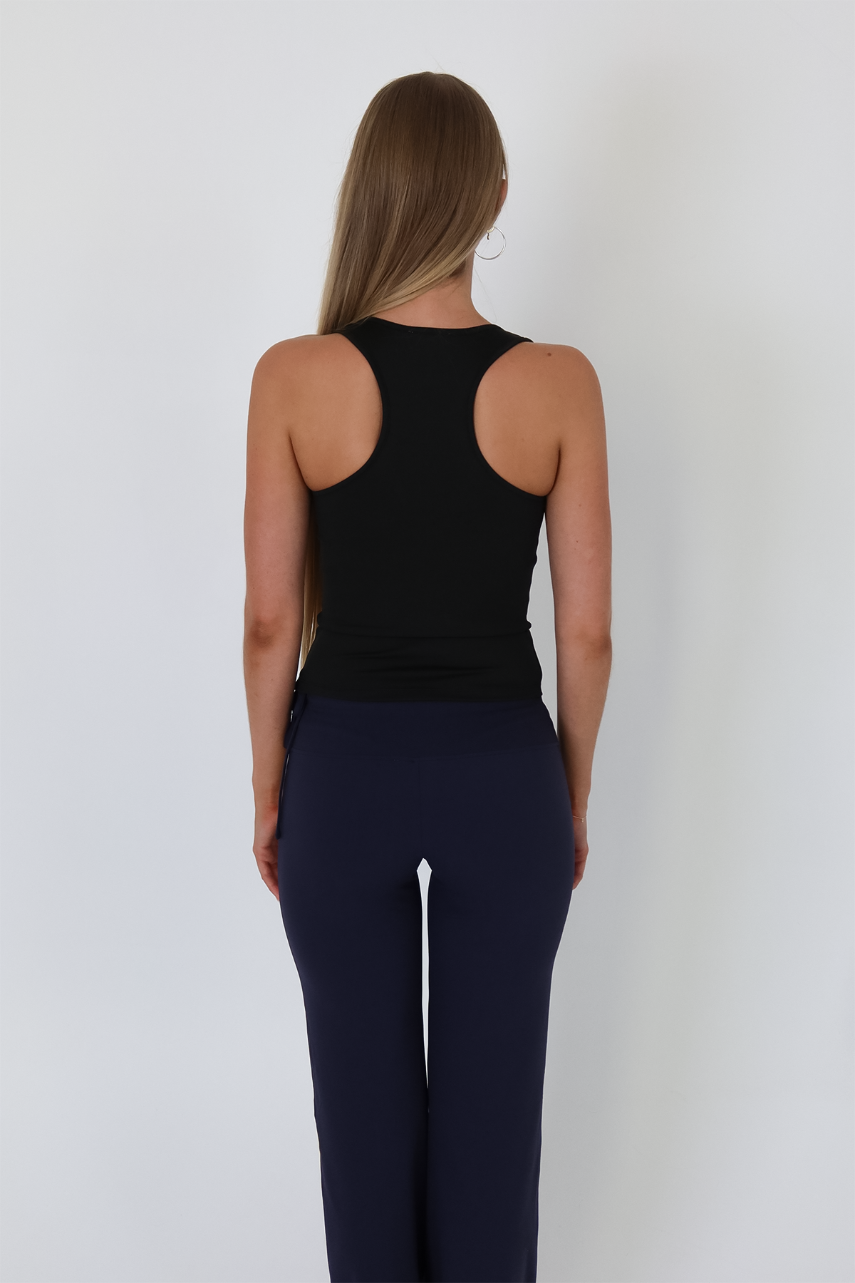 RACERBACK TANK | BLACK HNTR THE LABEL