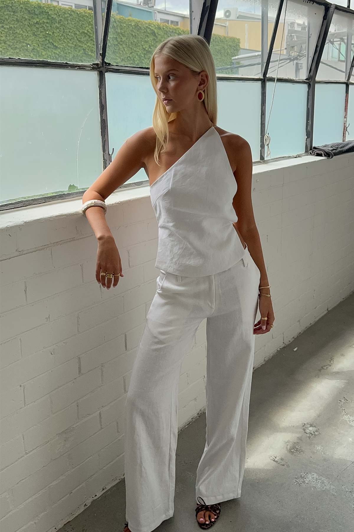 SAM TOP | White