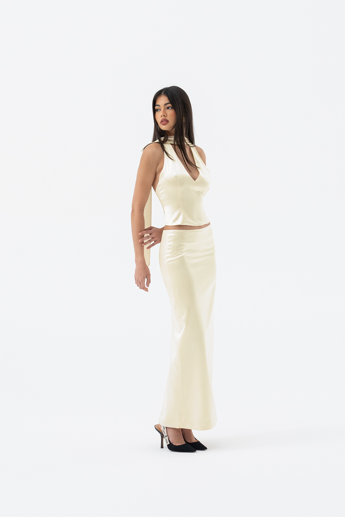 KENDAL GOWN | CHAMPAGNE HNTR THE LABEL
