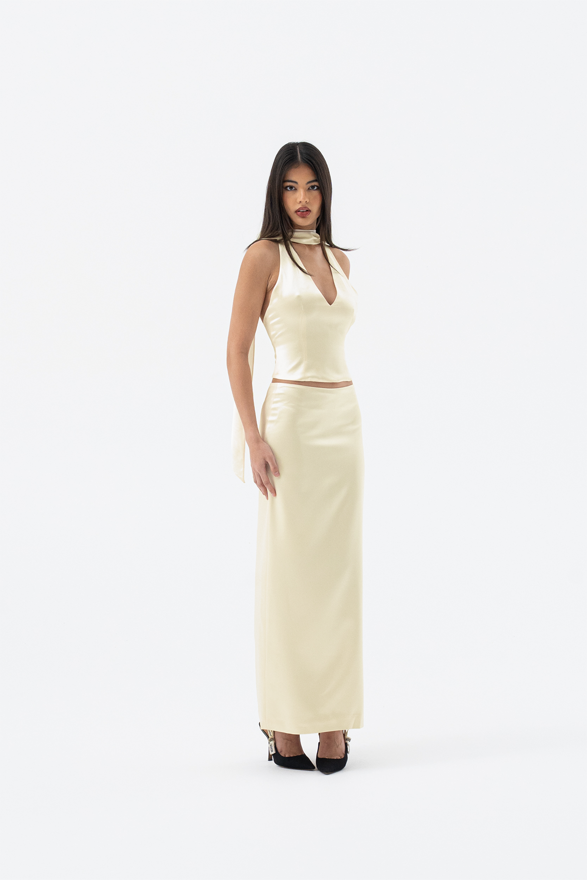 KENDAL GOWN | CHAMPAGNE HNTR THE LABEL