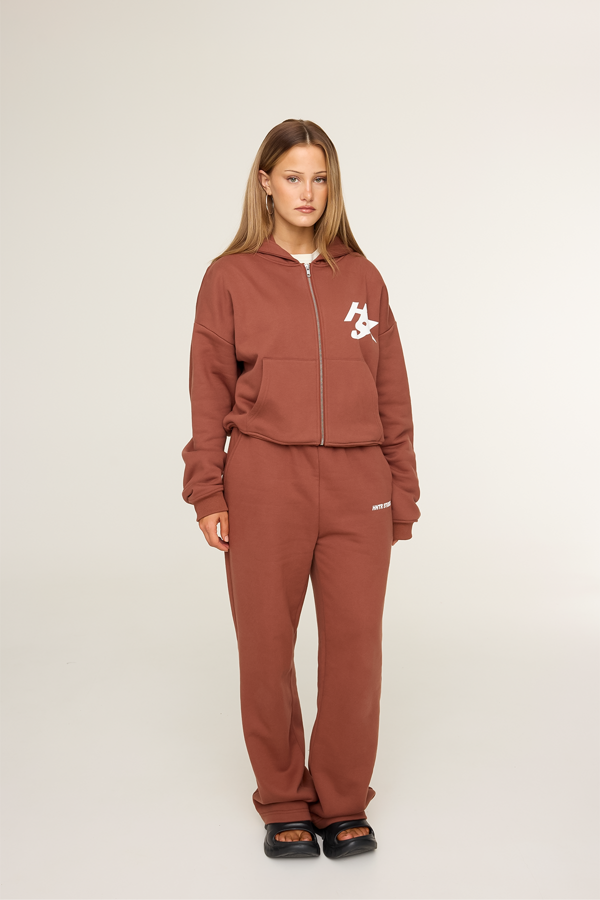 WIDE LEG TRACKPANT | BROWN