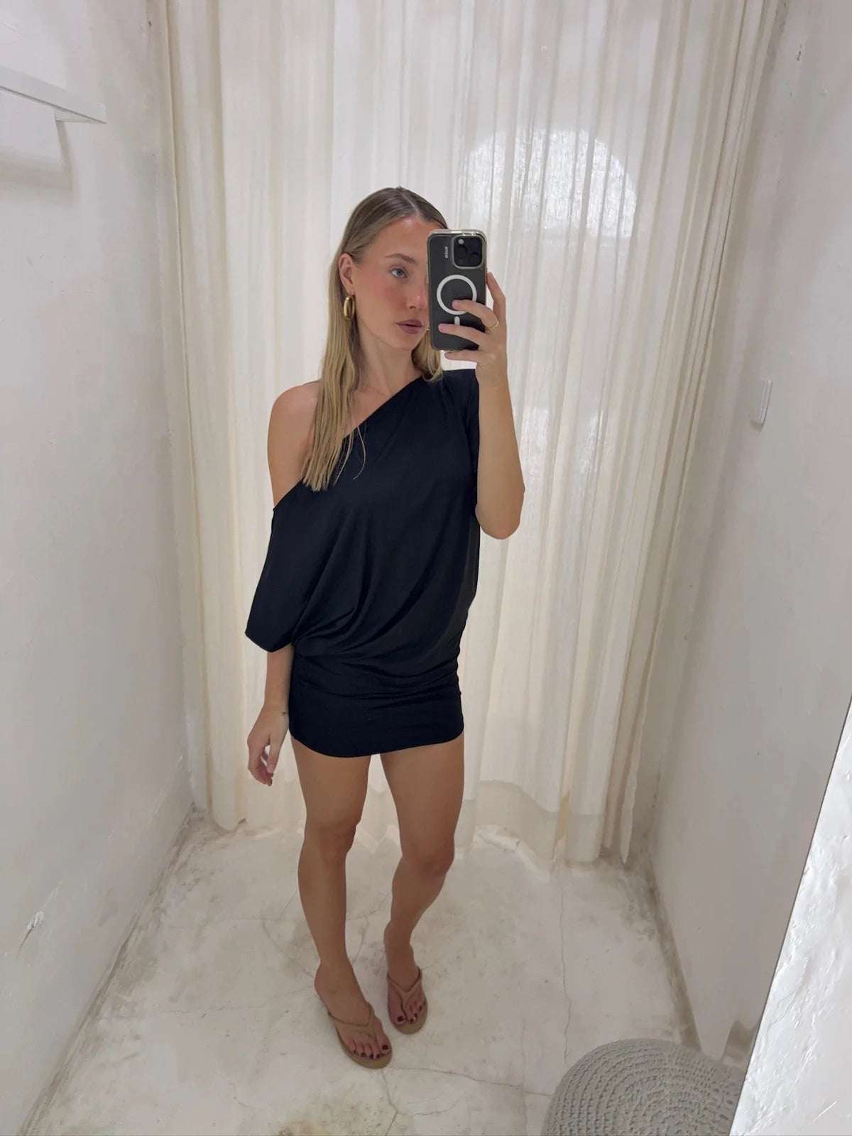 MODE MILA CHLOE MINI DRESS BLACK MODE MILA