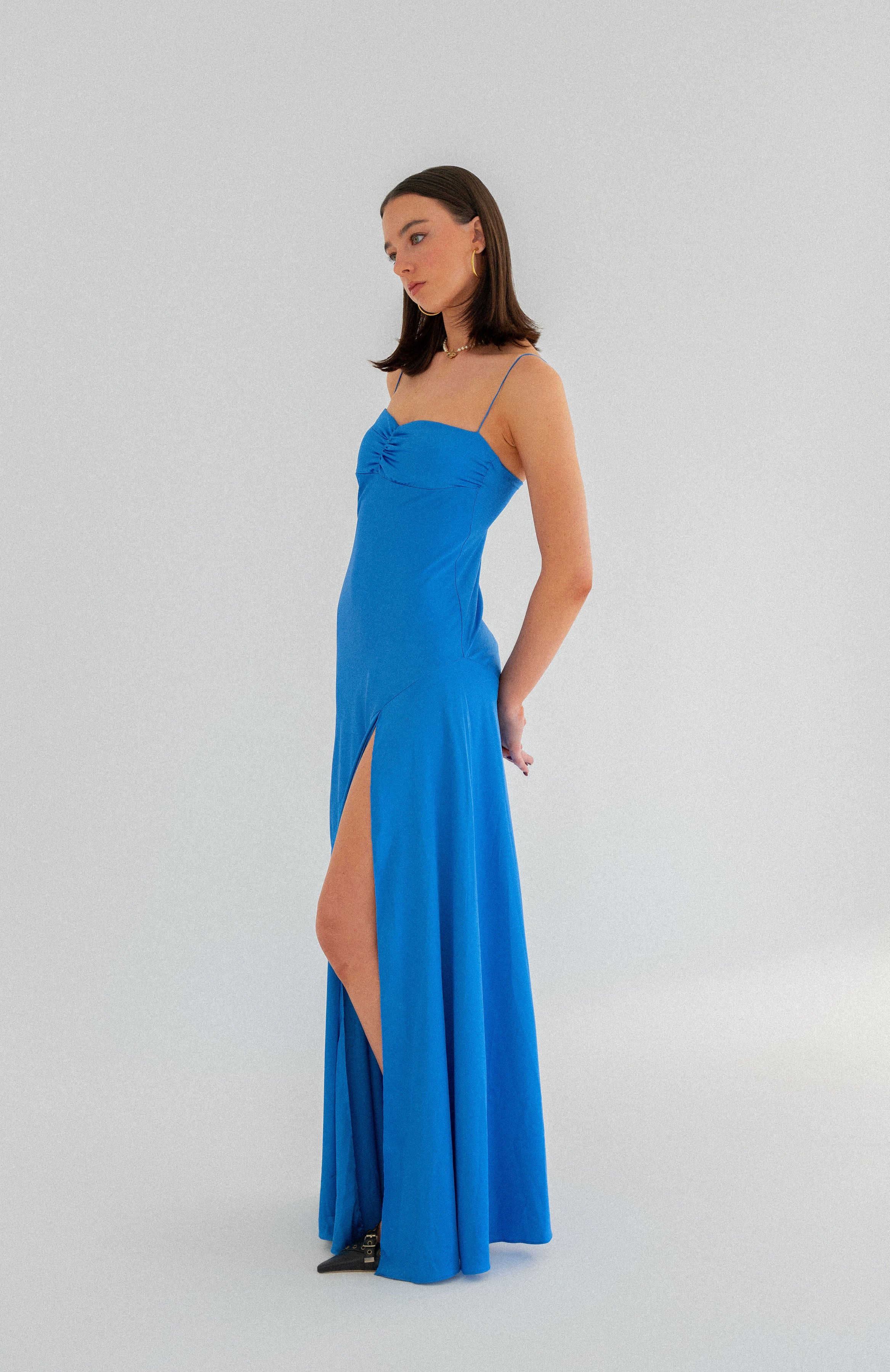 GAIA GOWN: AZUL