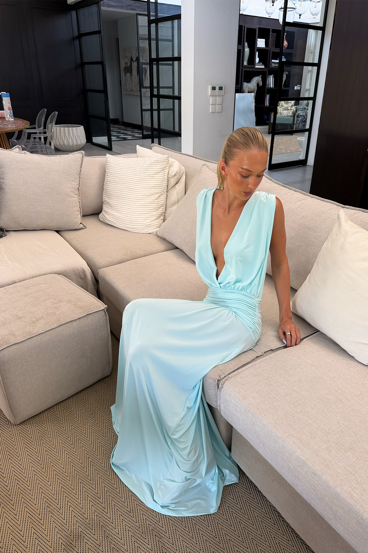 ESME GOWN | AQUA