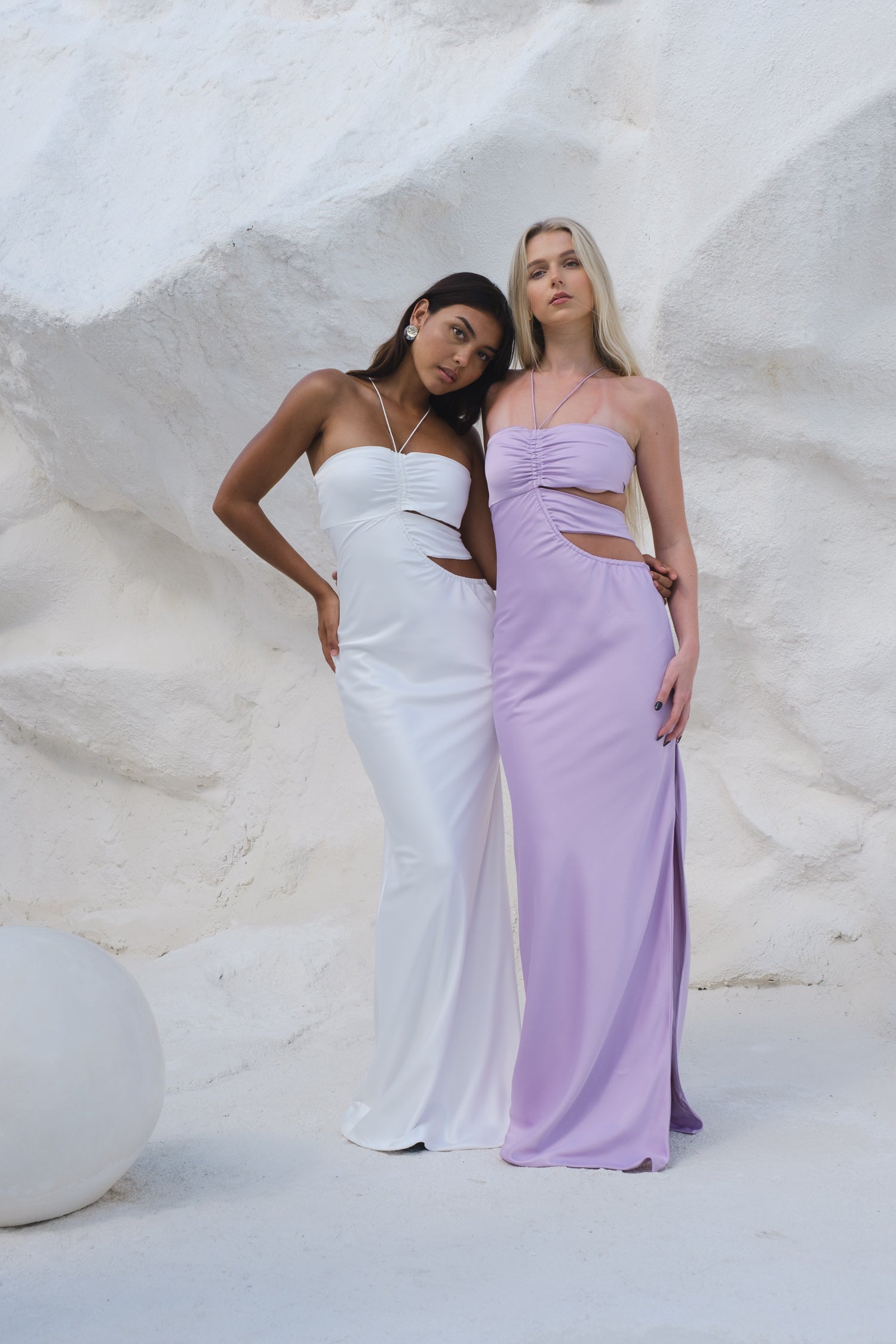 Timothy gown: blanc