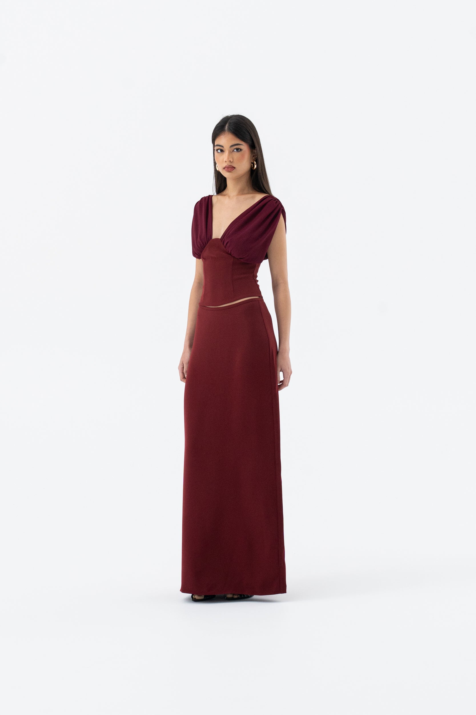KAIA GOWN | WINE HNTR THE LABEL