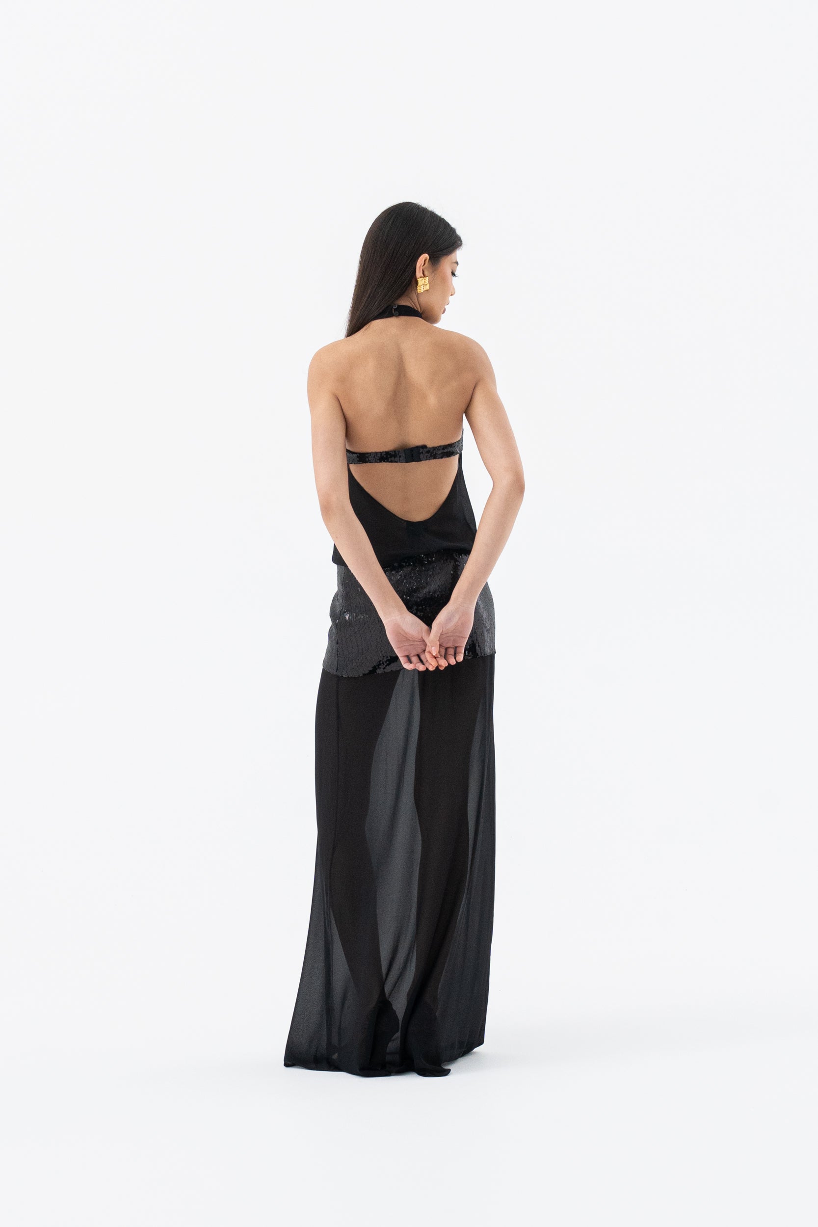 SIENNA DRESS | BLACK HNTR THE LABEL