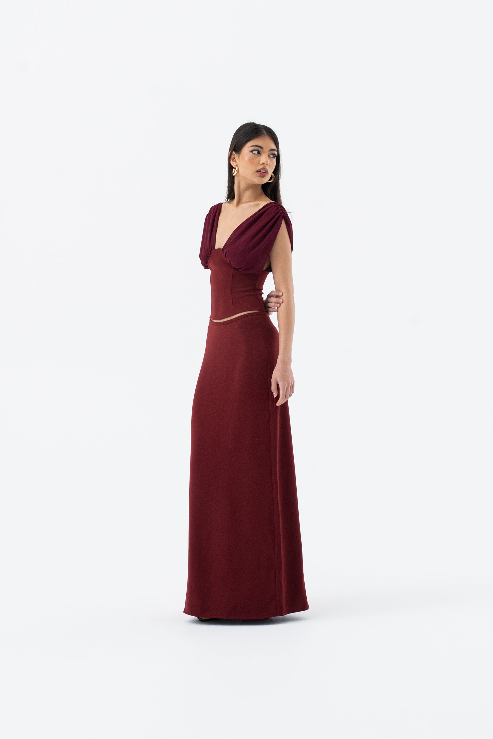 KAIA GOWN | WINE HNTR THE LABEL