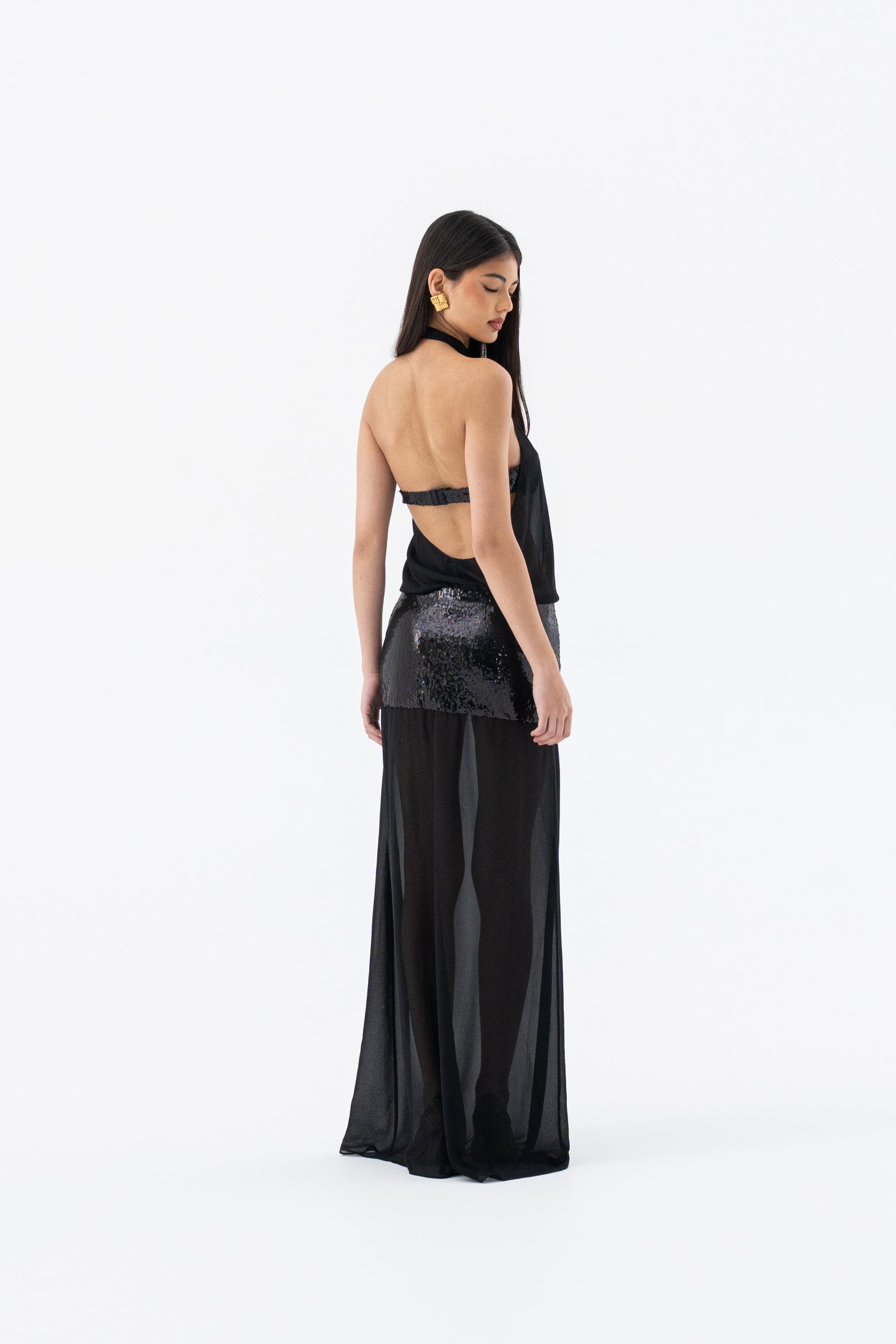 SIENNA DRESS | BLACK HNTR THE LABEL