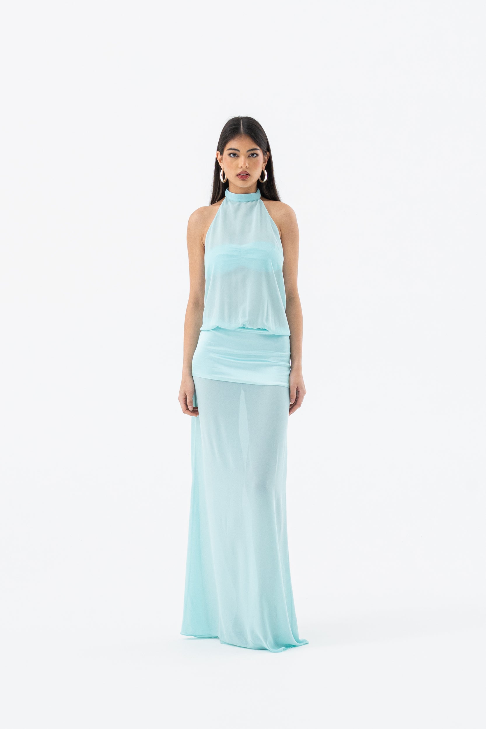 SIENNA DRESS | AQUA HNTR THE LABEL