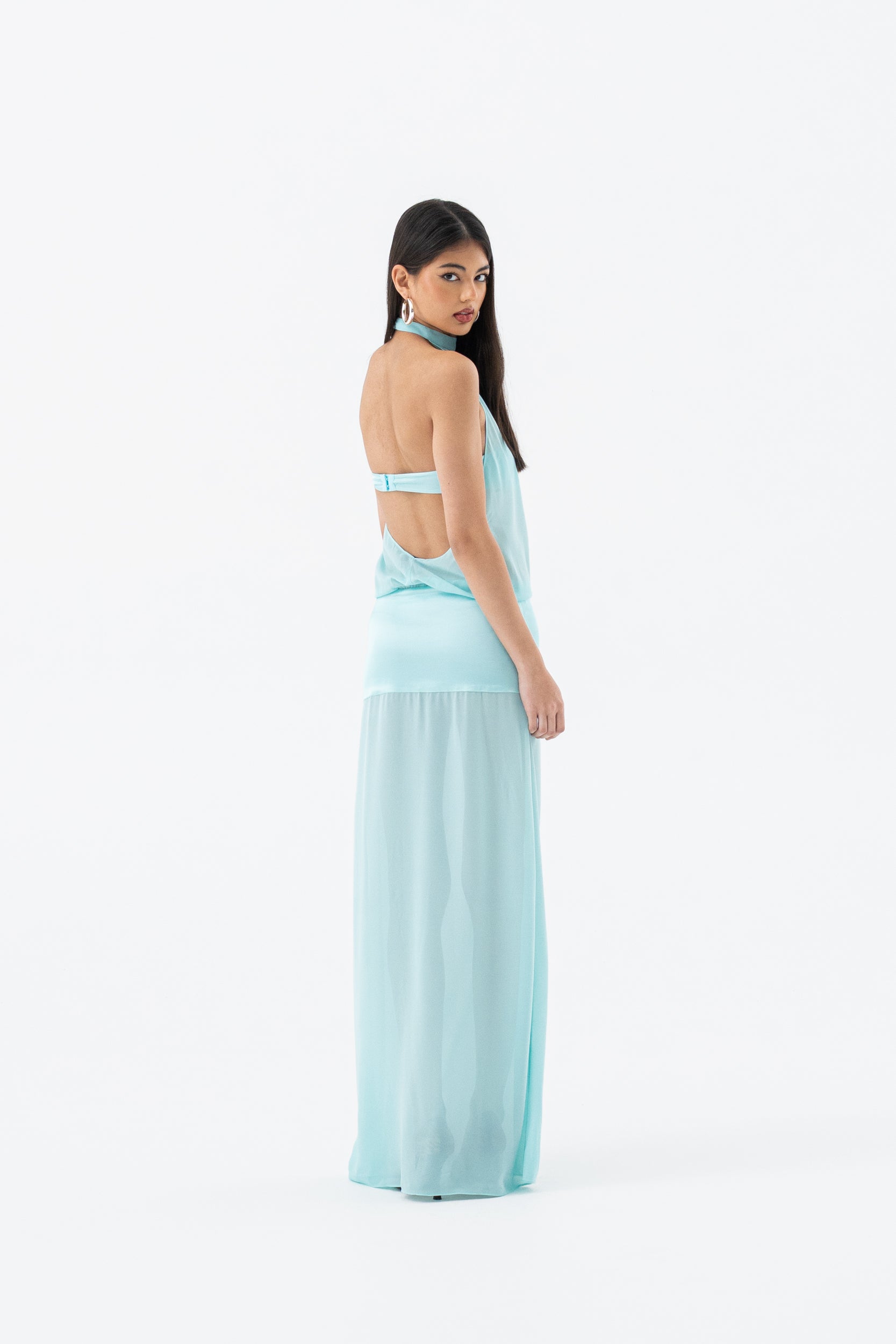 SIENNA DRESS | AQUA HNTR THE LABEL