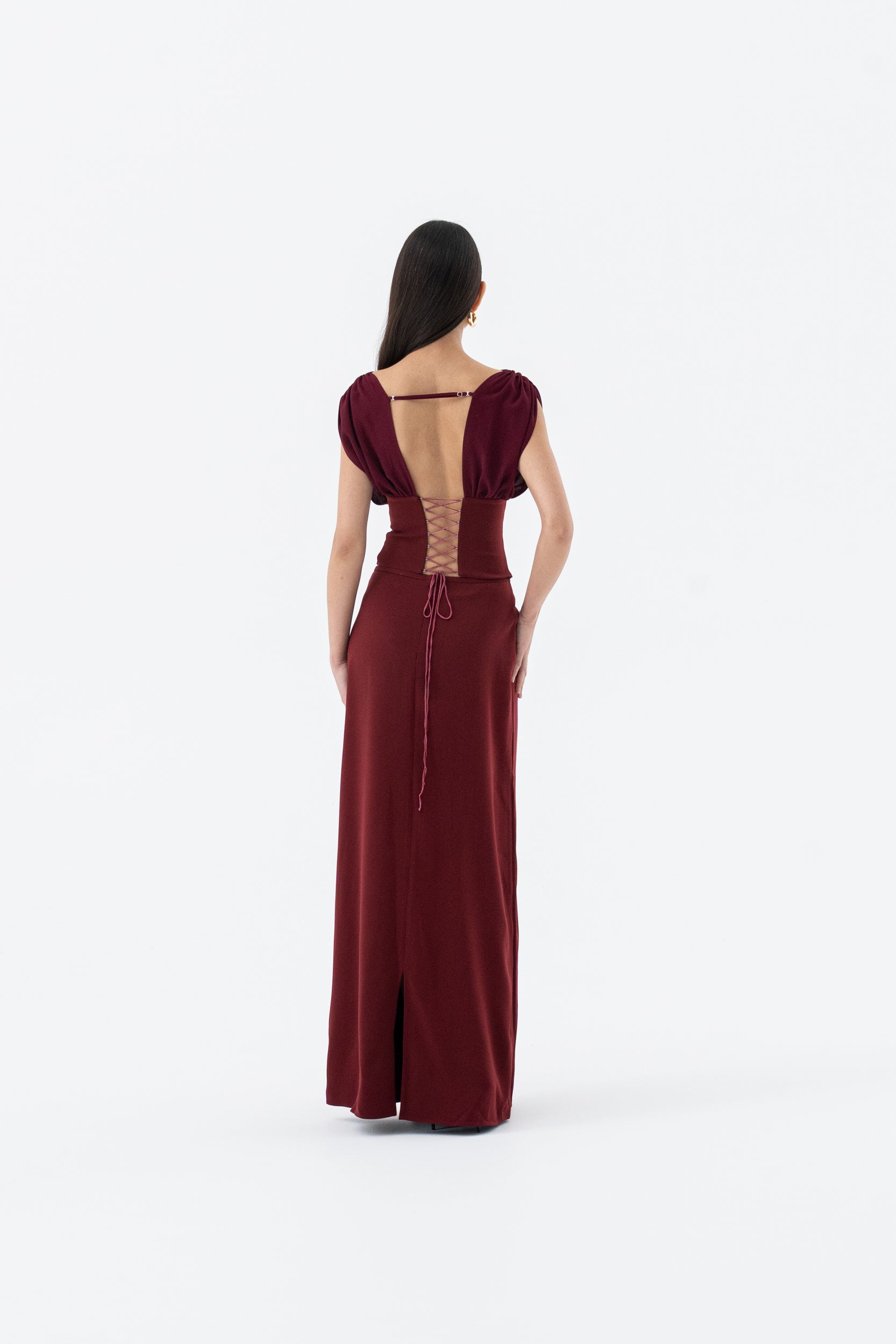 KAIA GOWN | WINE HNTR THE LABEL