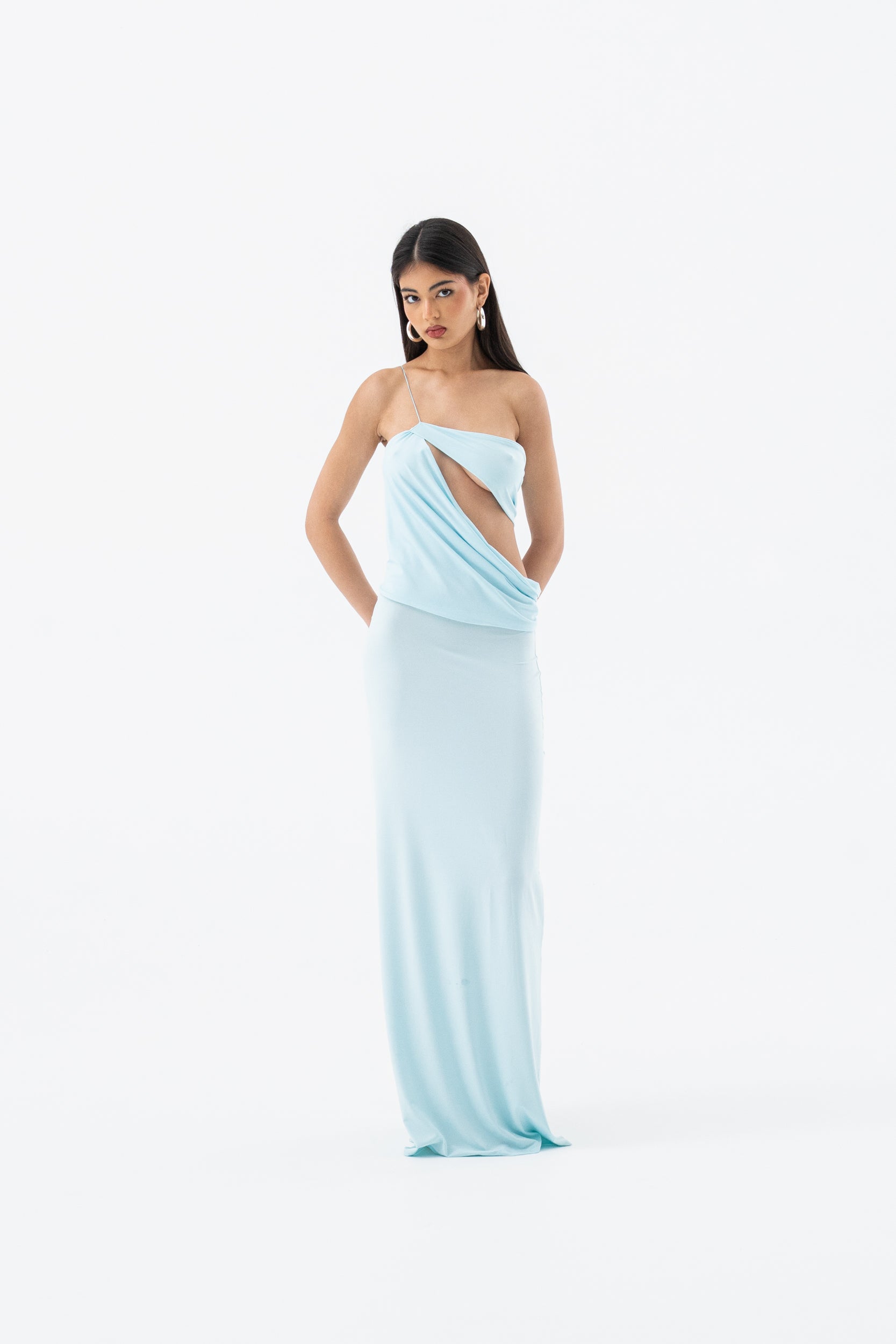 GEORGIE DRESS | AQUA HNTR THE LABEL