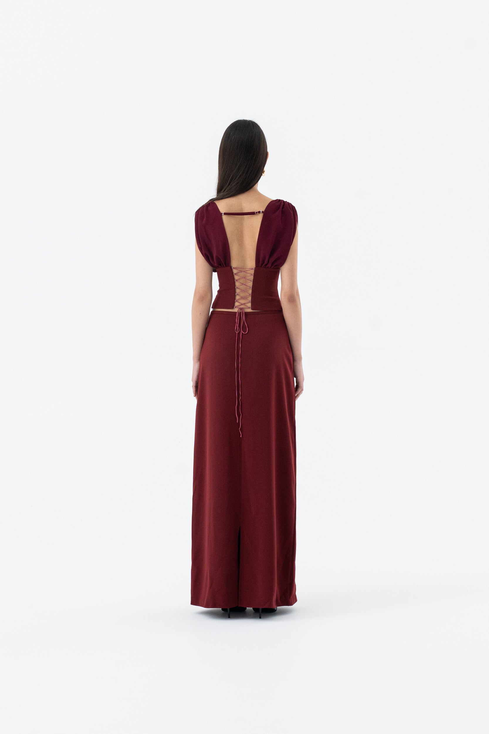 KAIA GOWN | WINE HNTR THE LABEL
