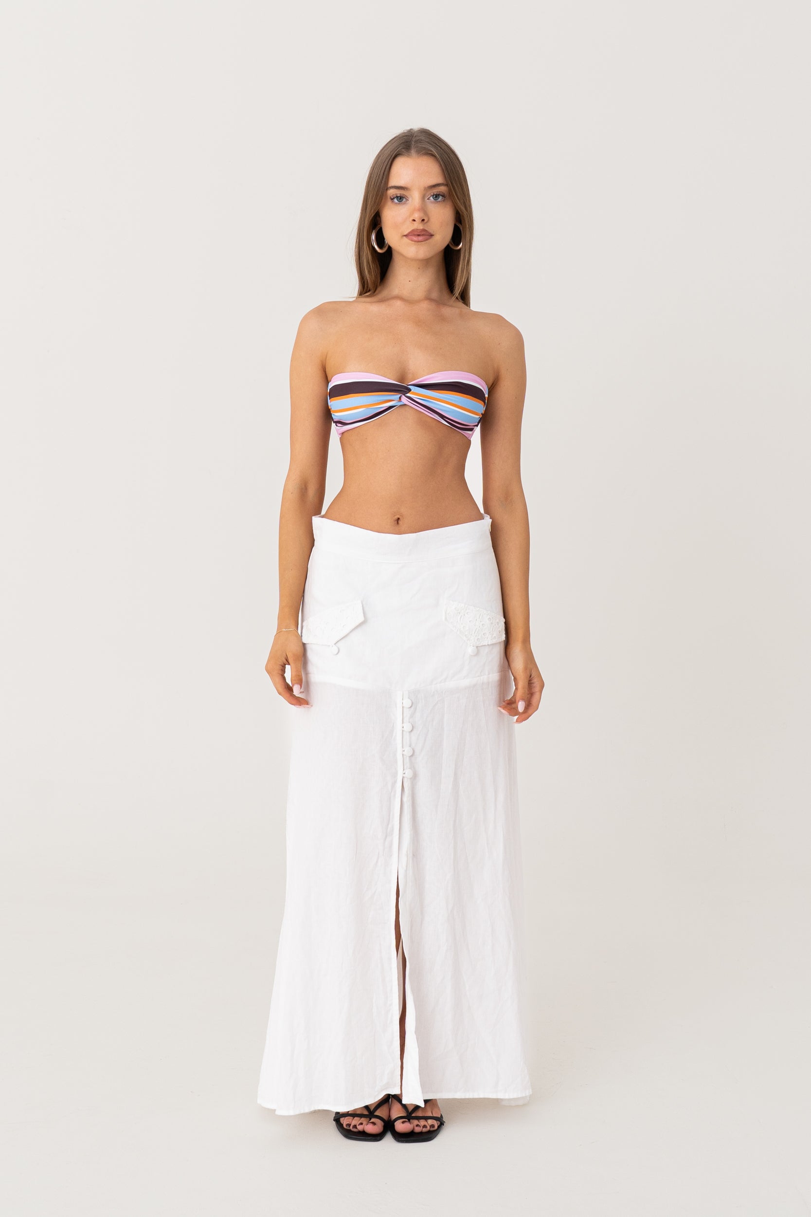 TWIST BANDEAU | stripe