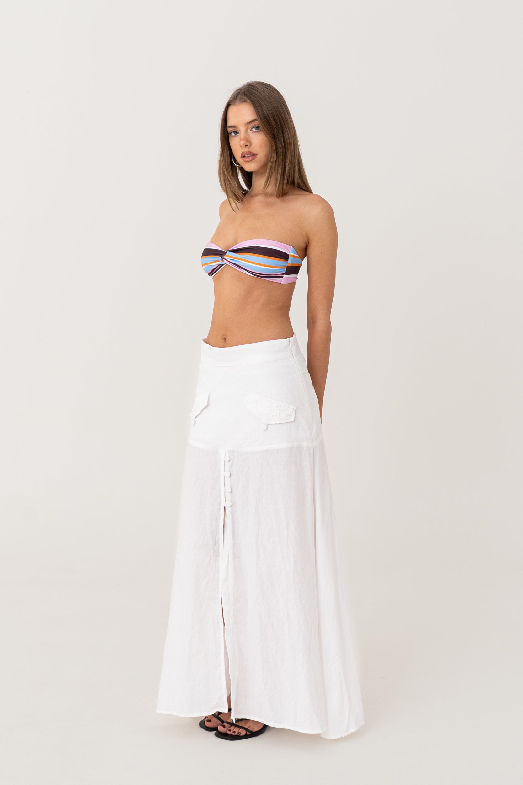 TWIST BANDEAU | stripe