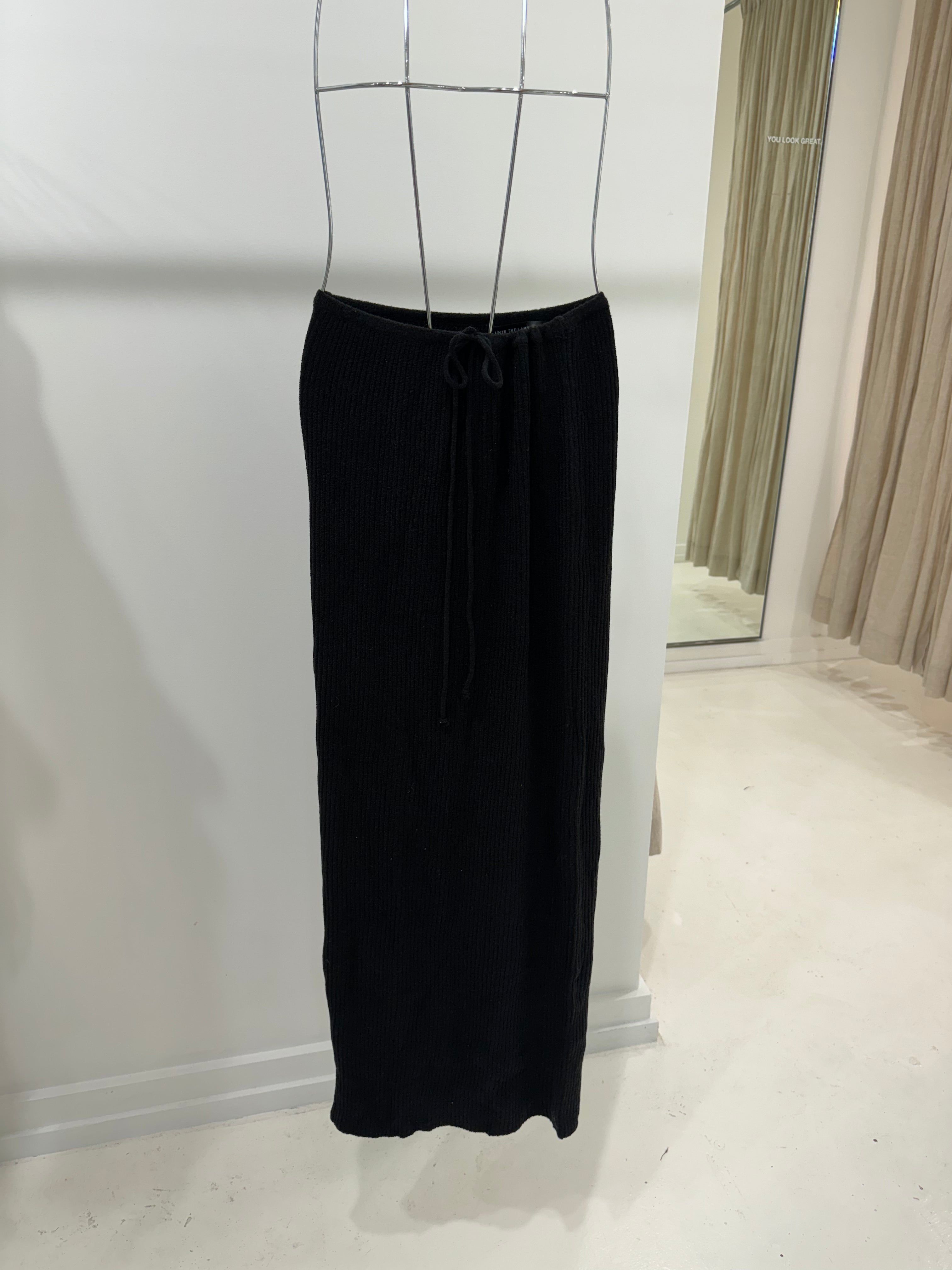 green knit maxi