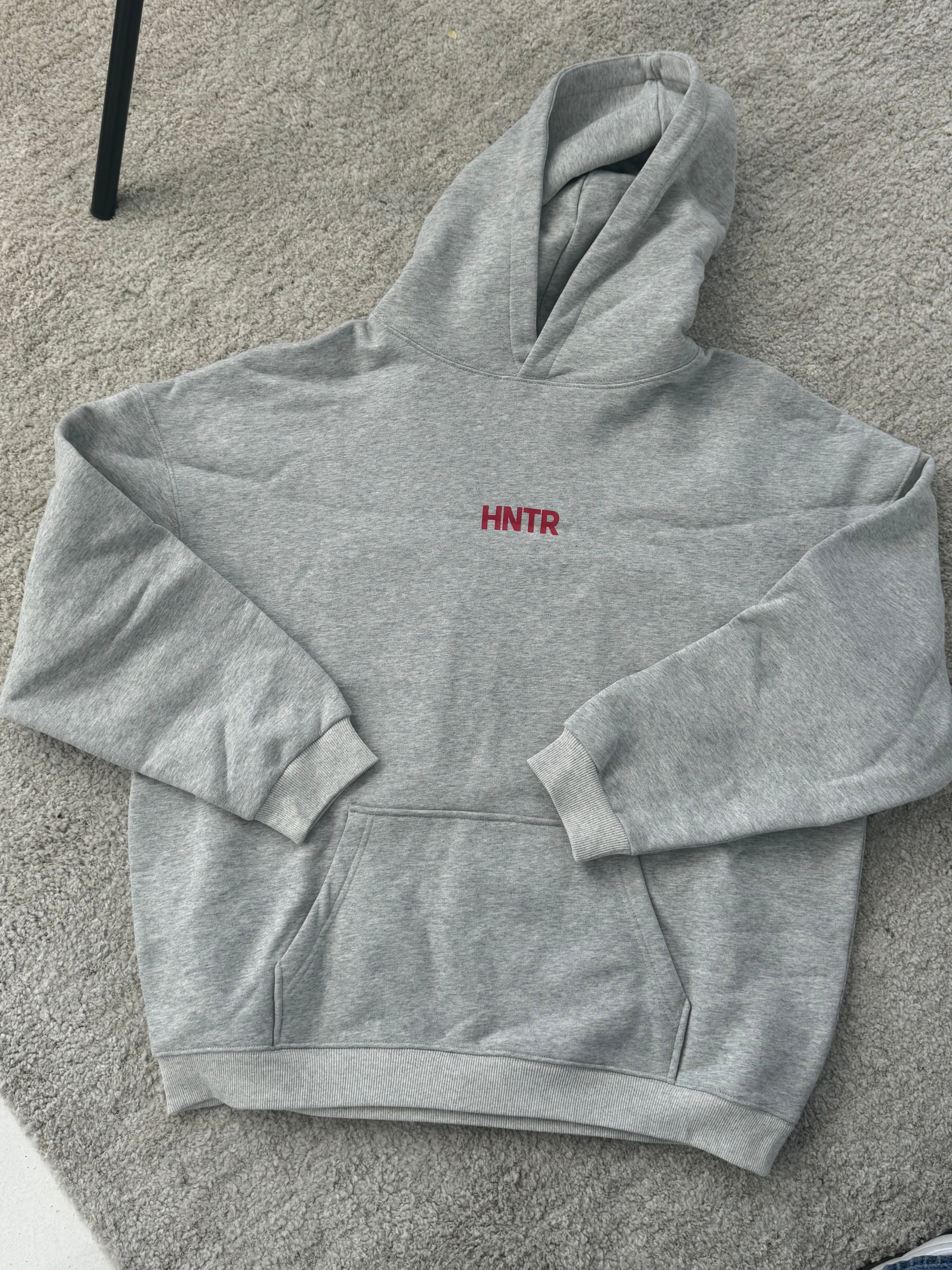PUFF HOOD SAMPLE dark grey
