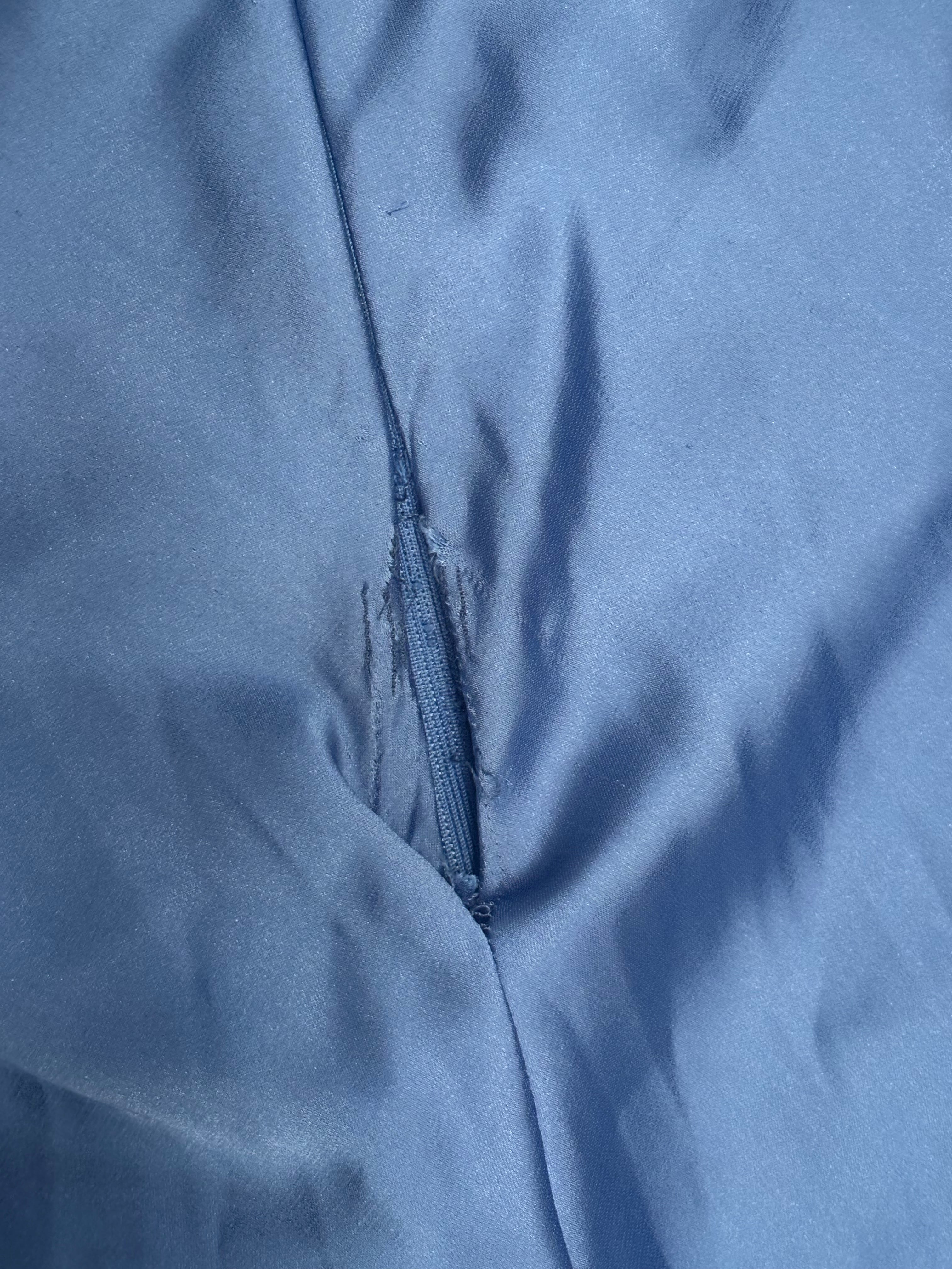 INKA GOWN AZUL | EX RENTAL - PULLED FABRIC HNTR THE LABEL