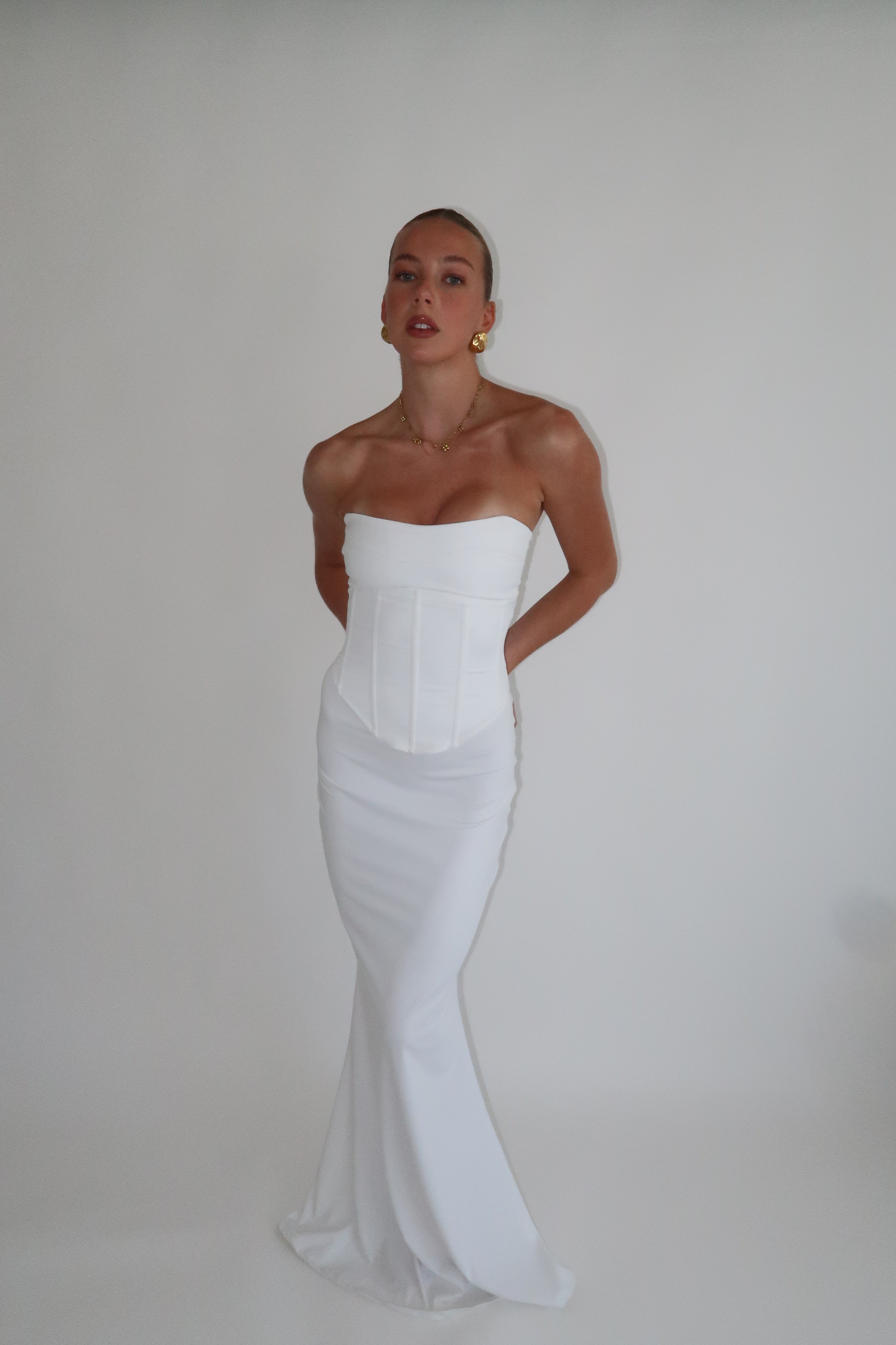 LOUIE GOWN | BLANC