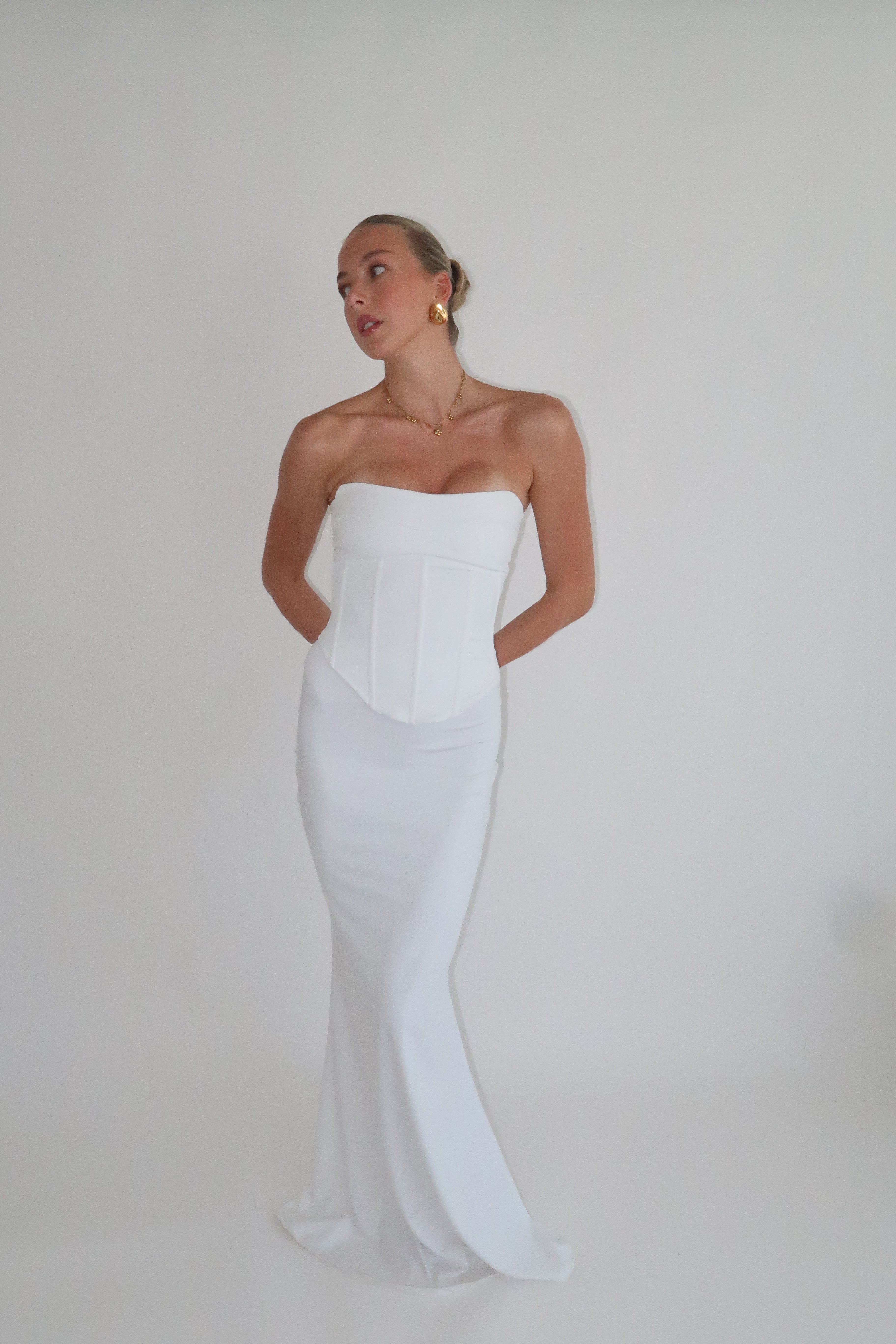LOUIE GOWN | BLANC