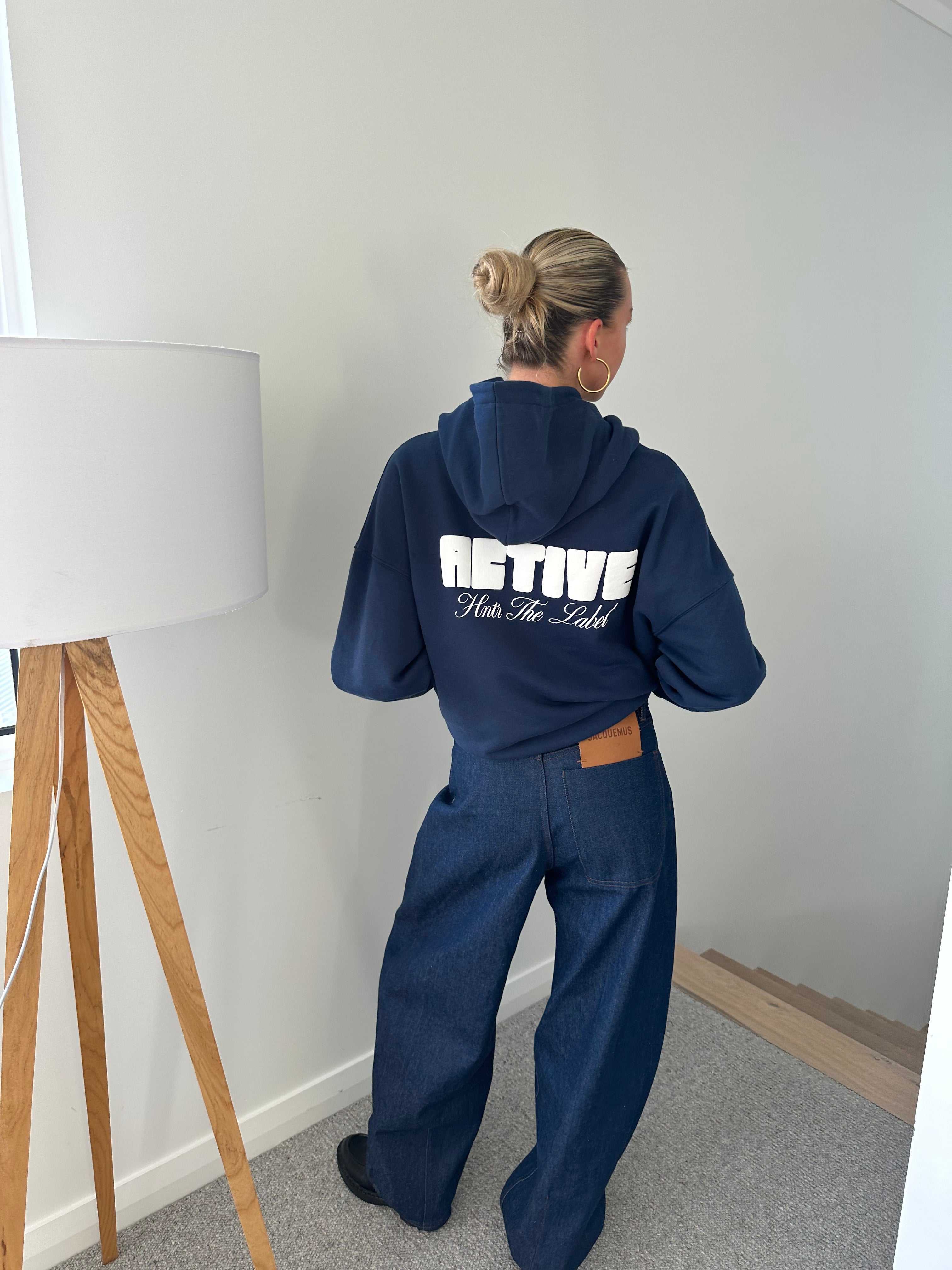 PUFF HOOD | NAVY BLUE