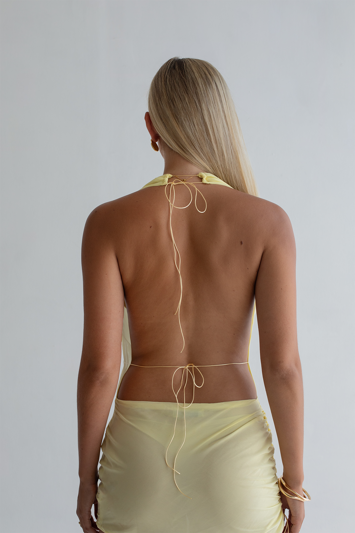 ISABELLE MINI DRESS | LEMON