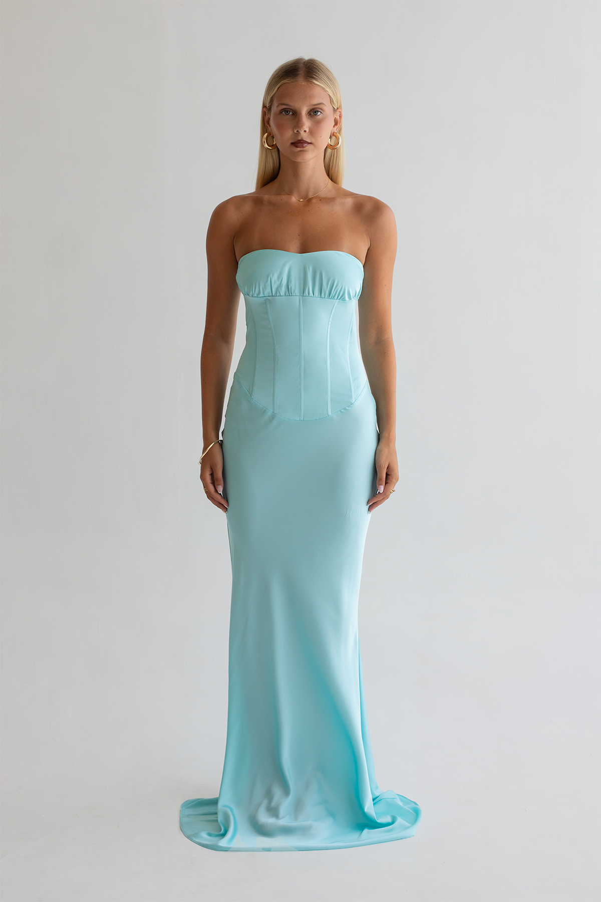 ASHTON GOWN - AQUA
