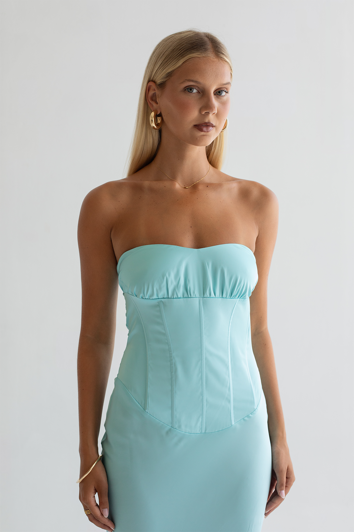ASHTON GOWN - AQUA