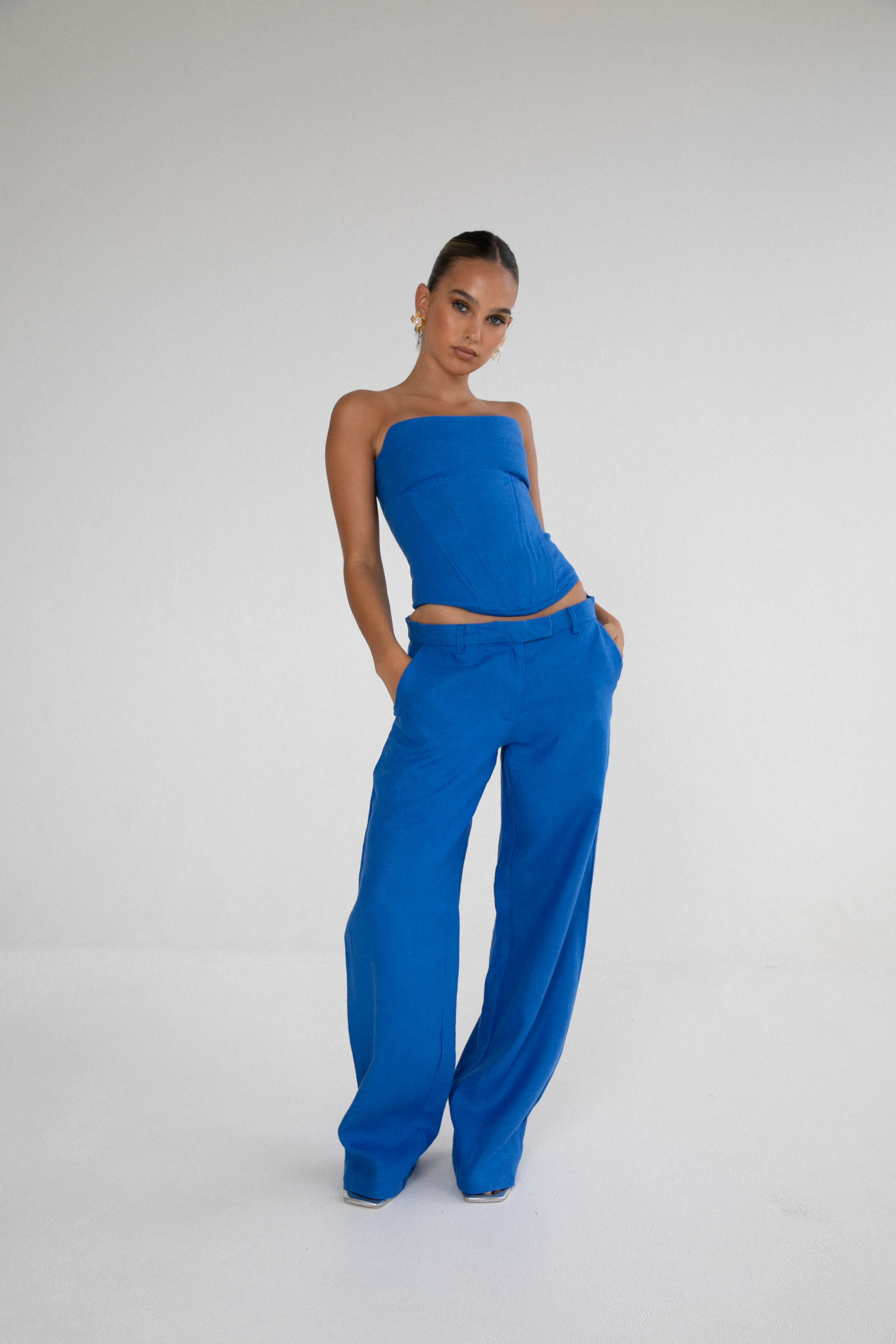 Luiza corset | Cobalt