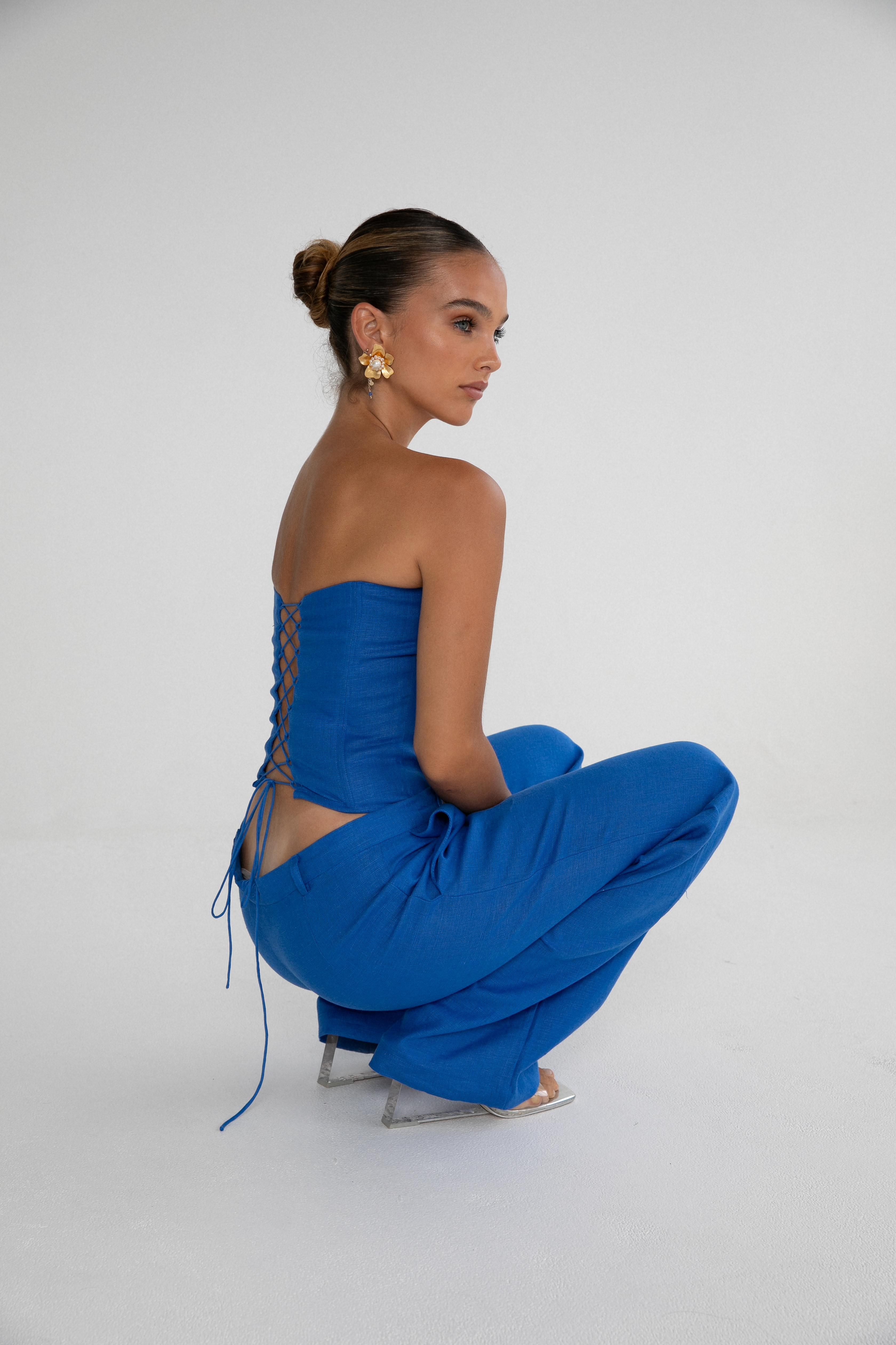 Luiza corset | Cobalt