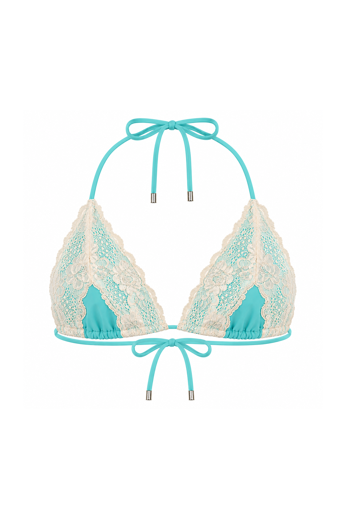 LAYLA TRIANGLE TOP | AQUA