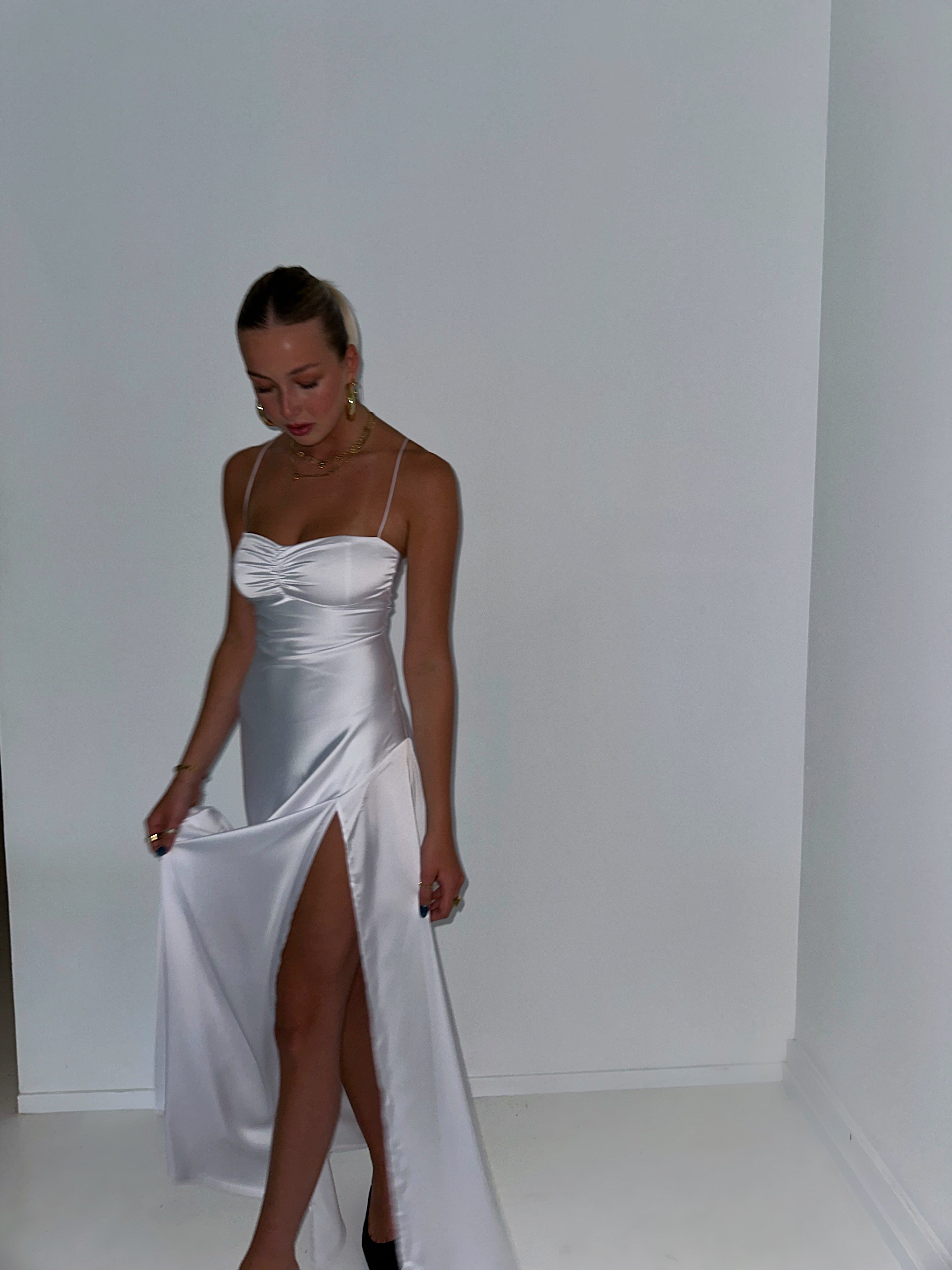 GAIA GOWN: Blanc