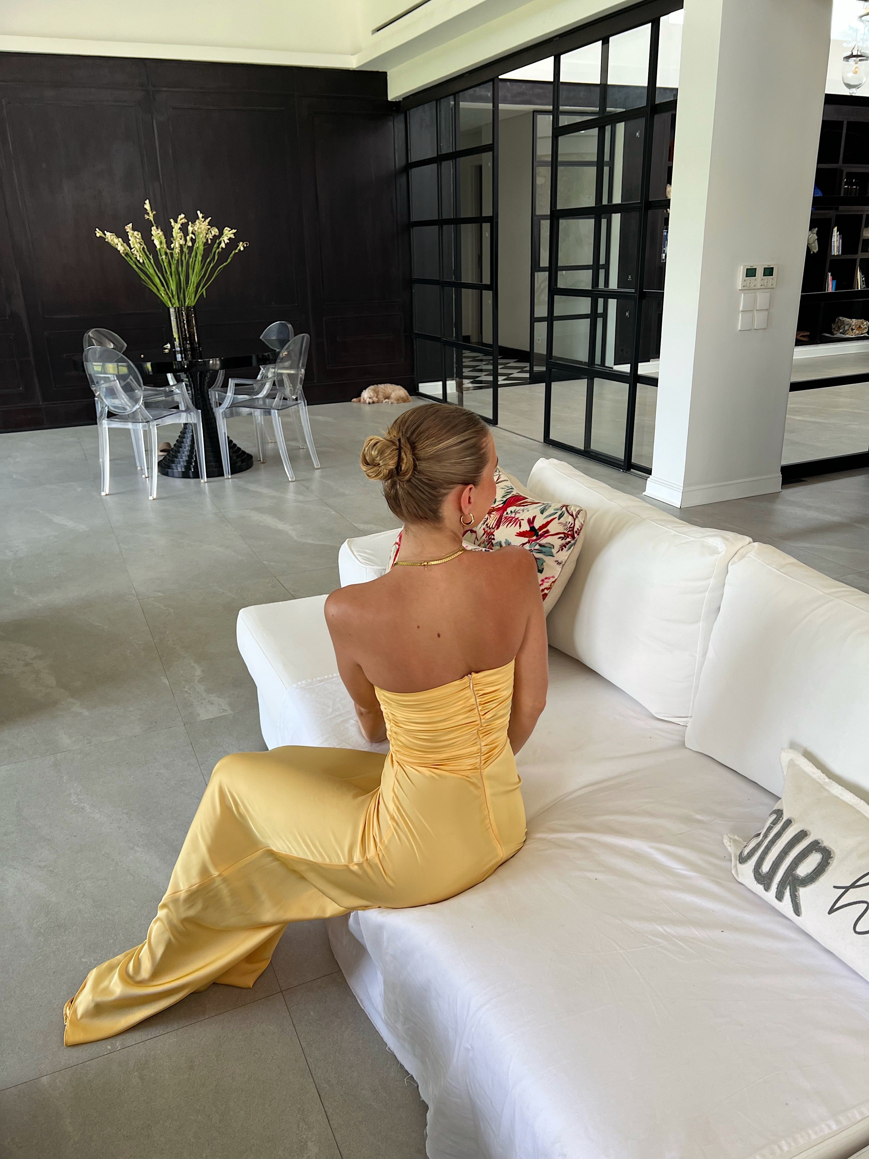 INKA GOWN: gold sun