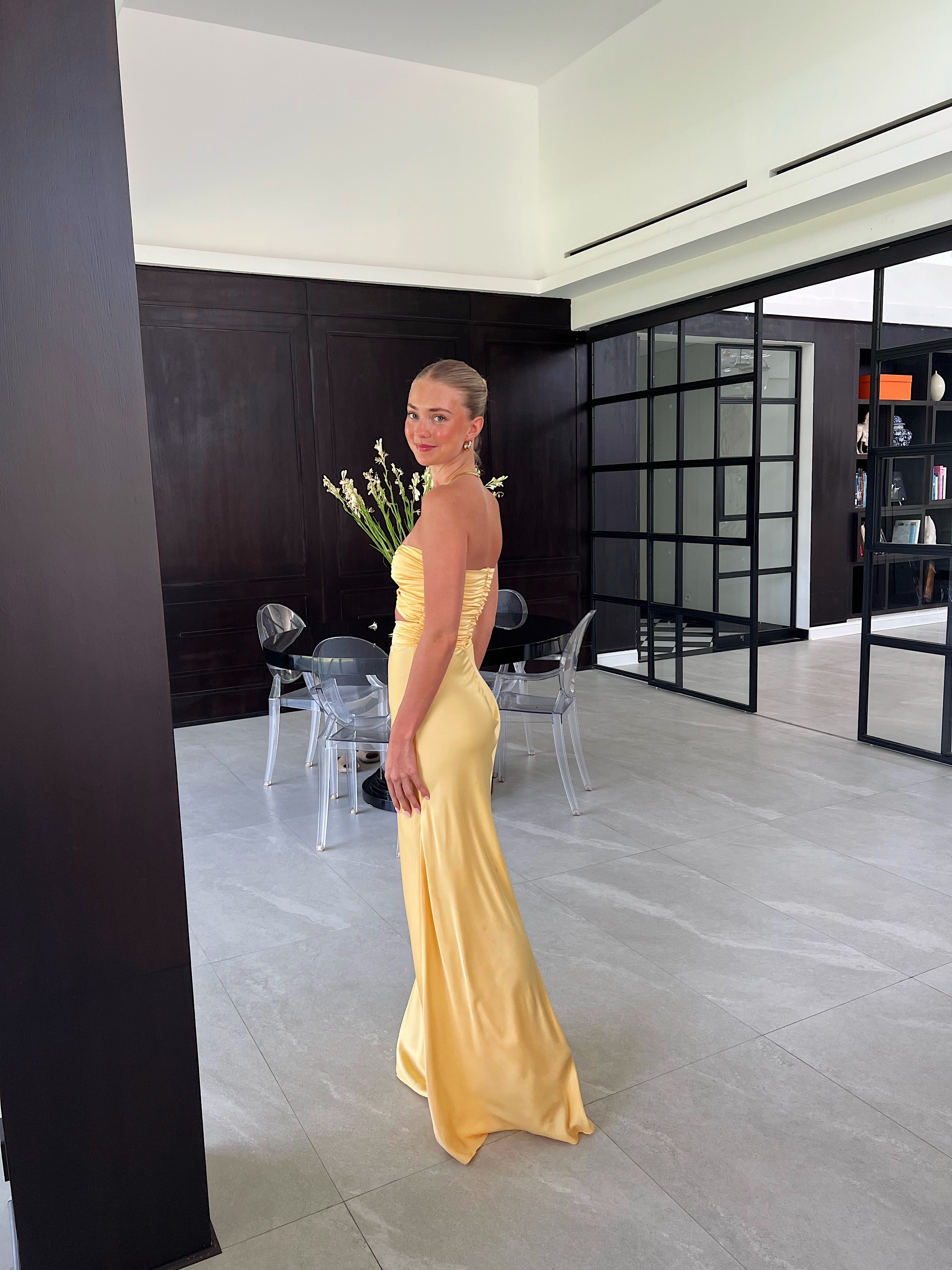 INKA GOWN: gold sun