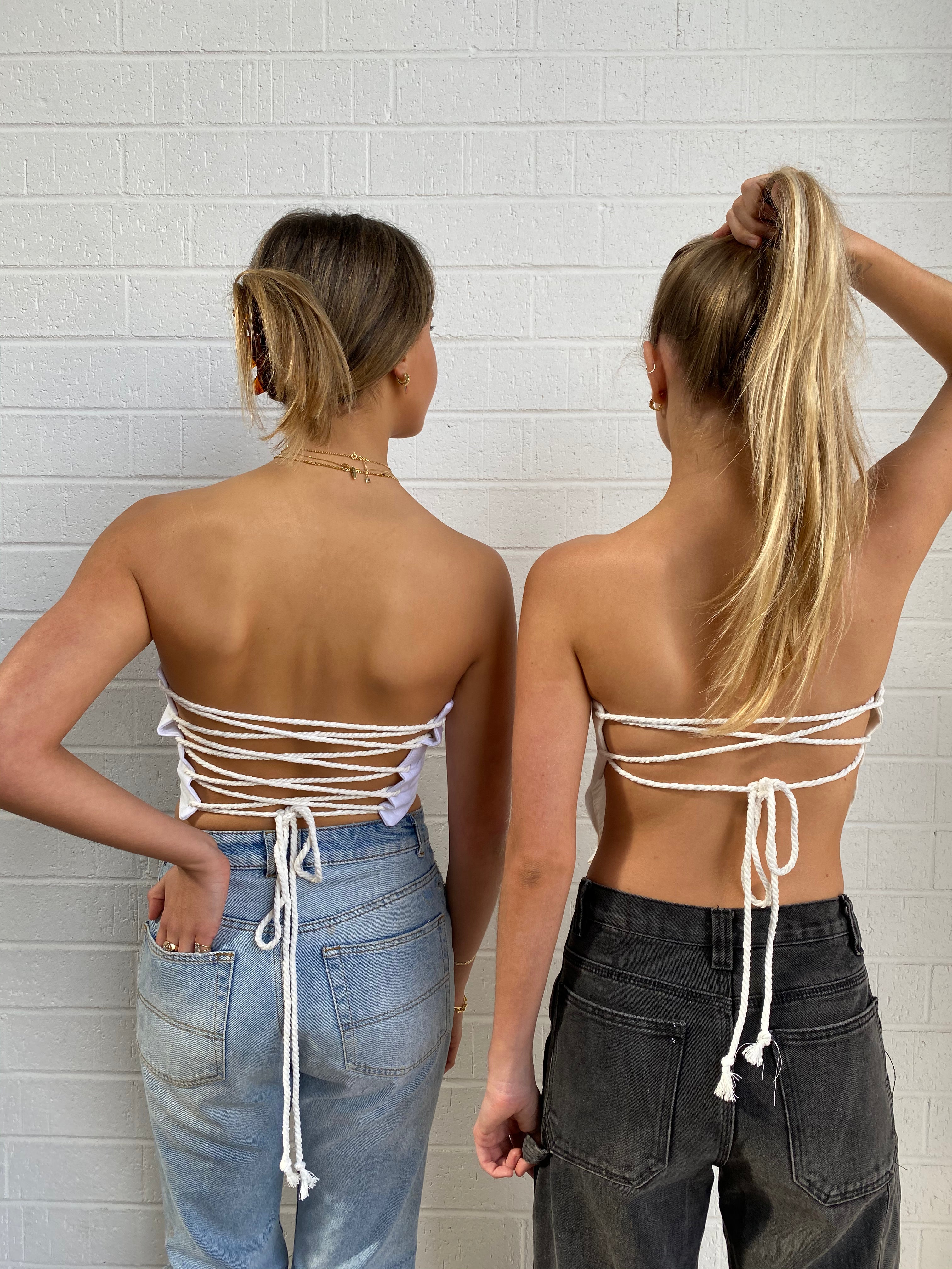 SAGE TOP: white