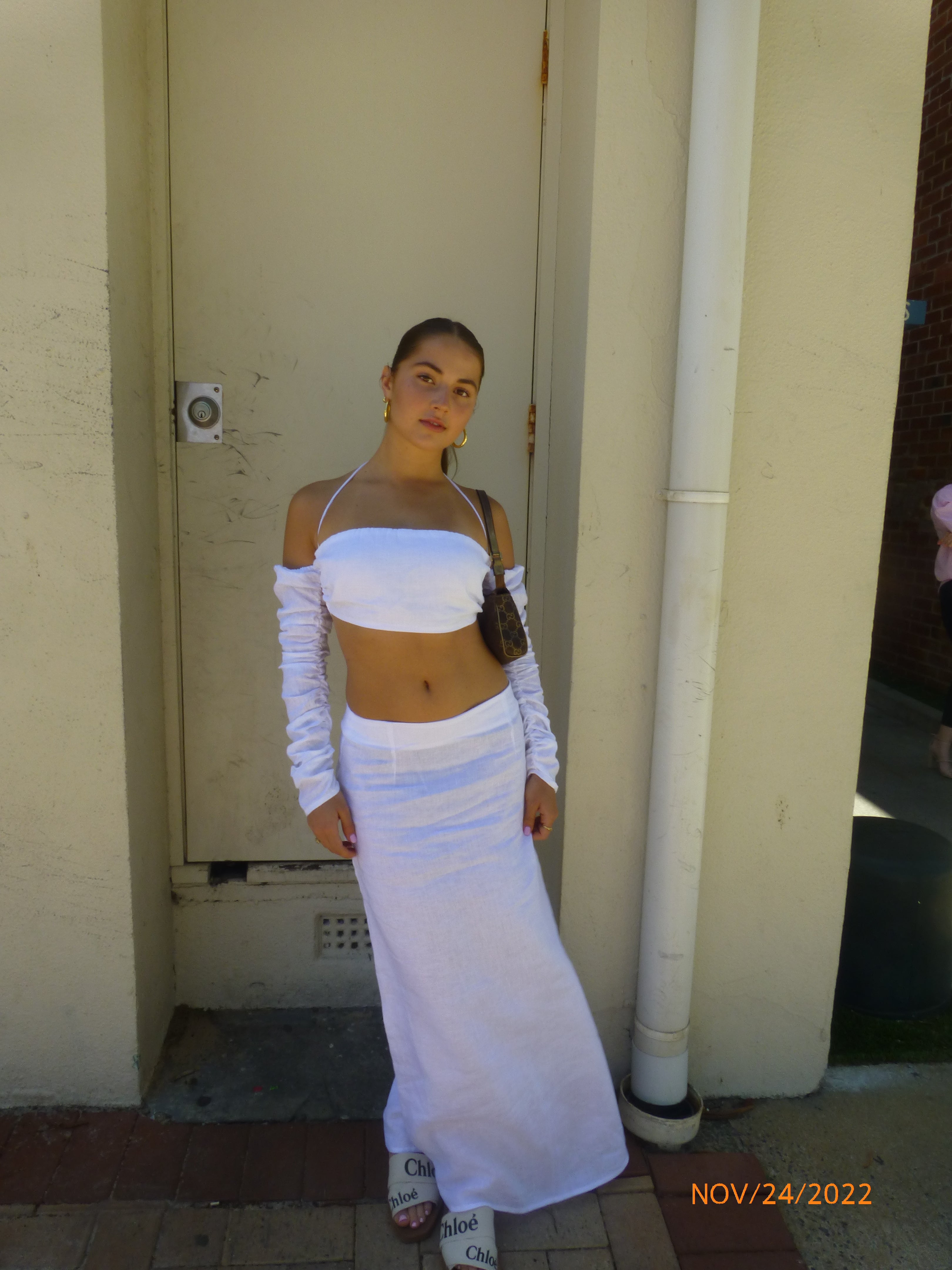 LINEN SET: white