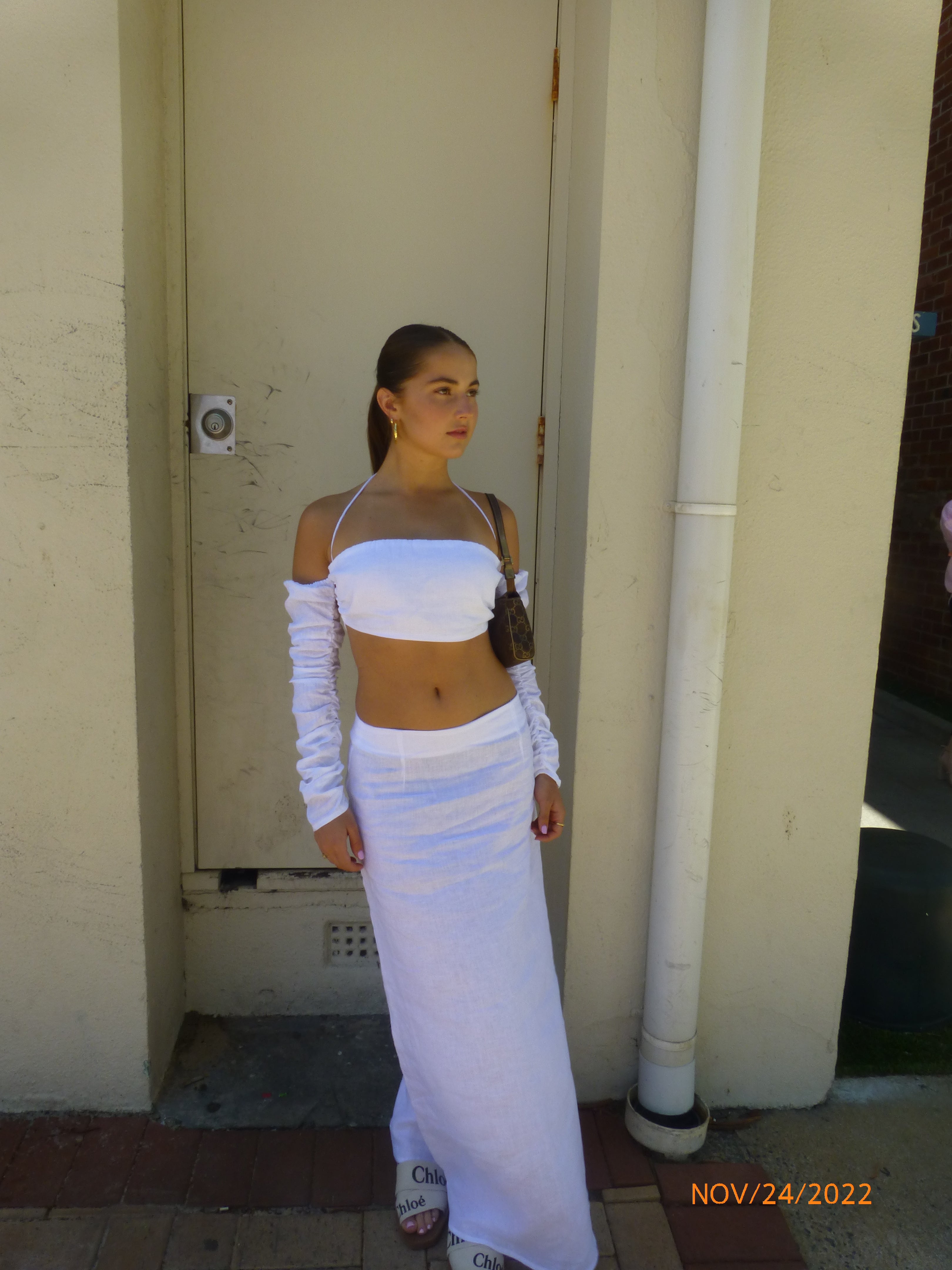 LINEN SET: white