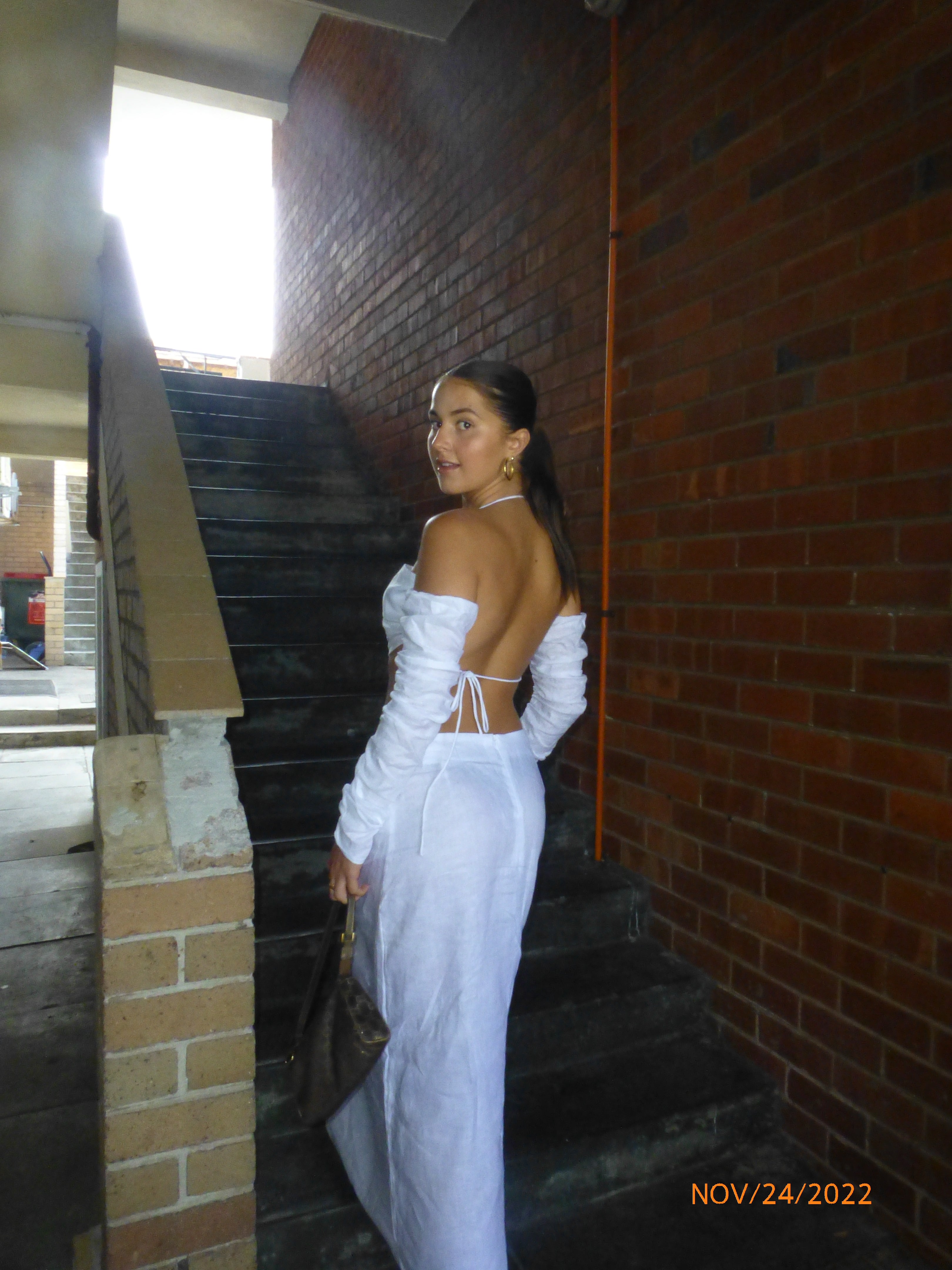 LINEN SET: white