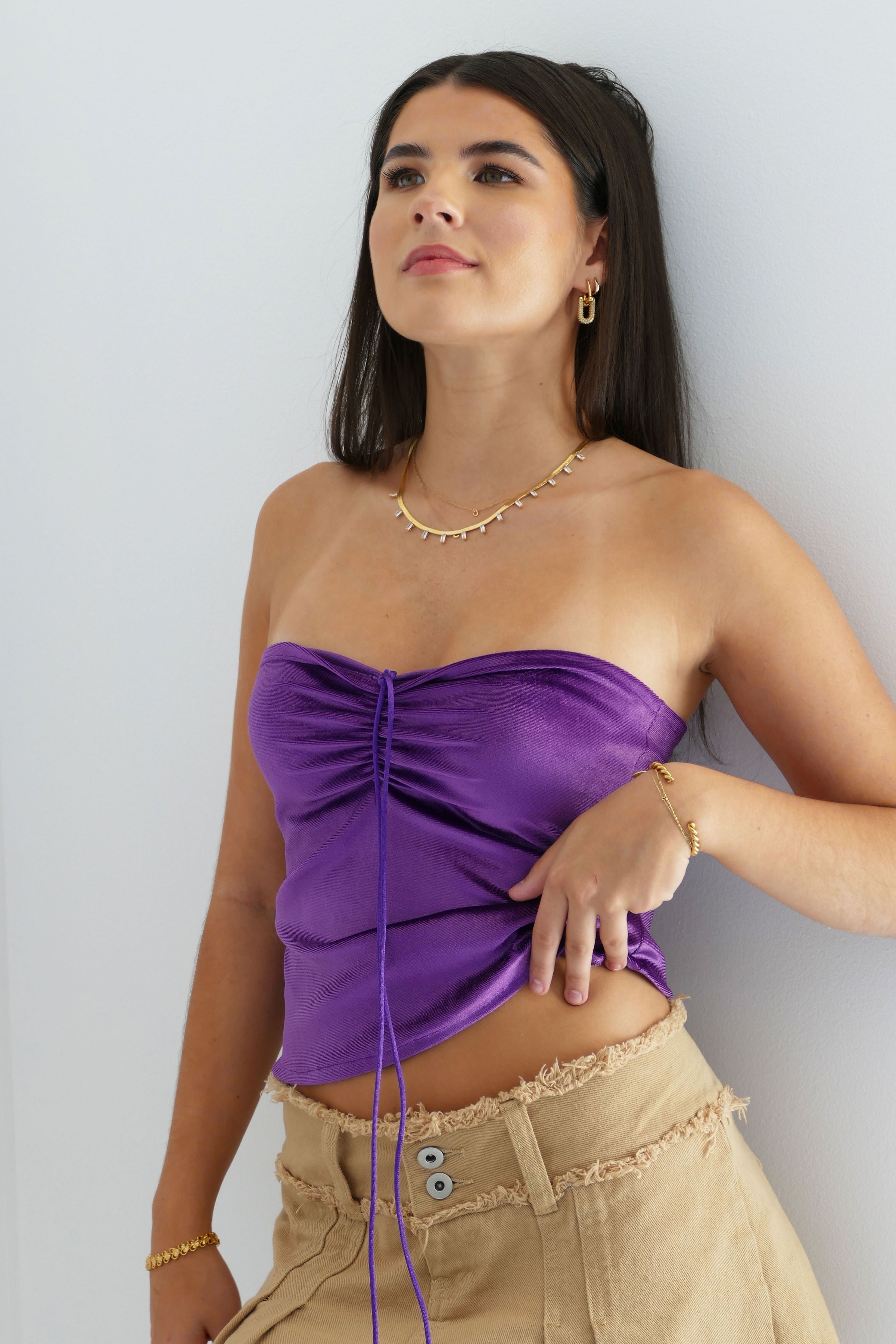 TYLER TOP: Purple